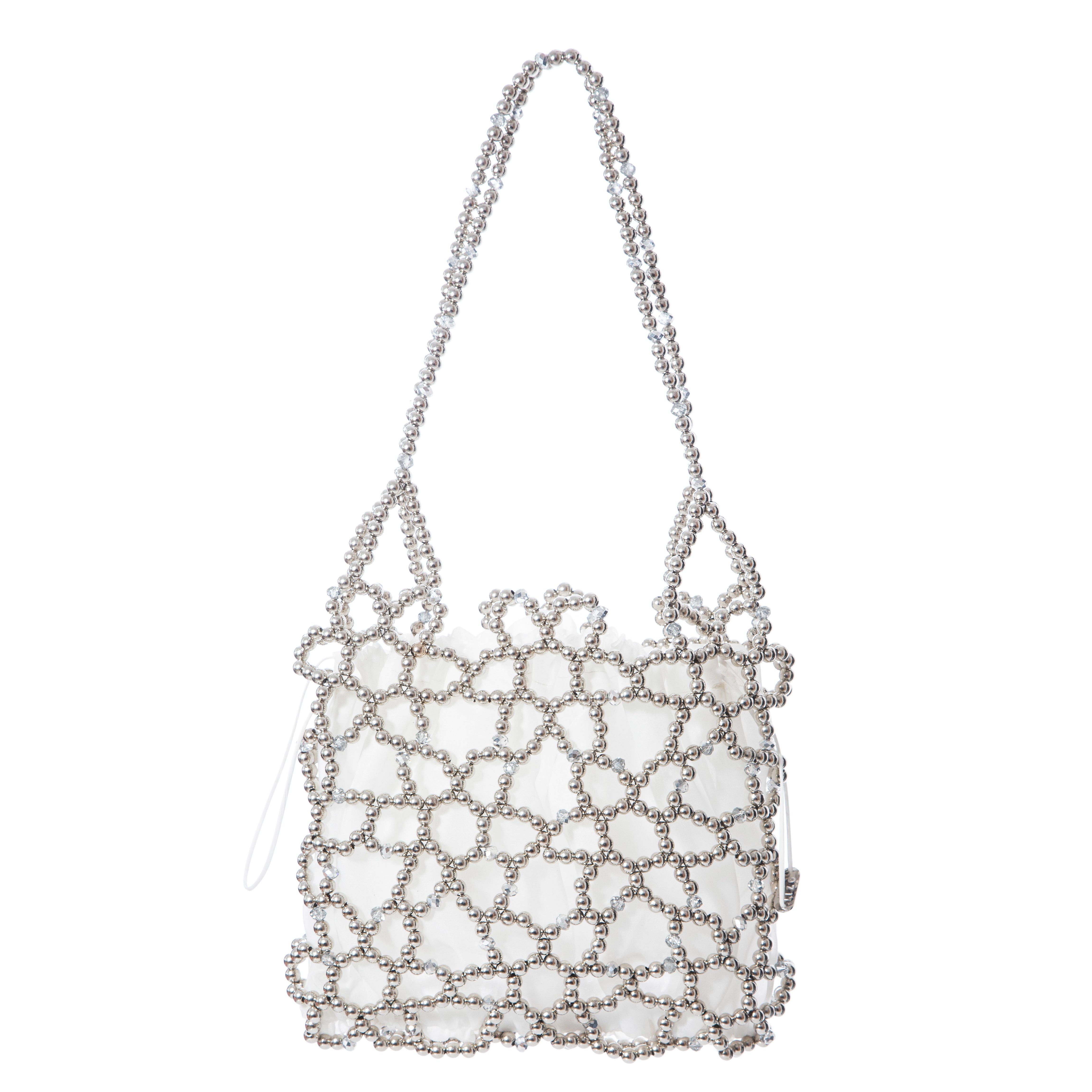Silver Jasmine Shoulder Bag