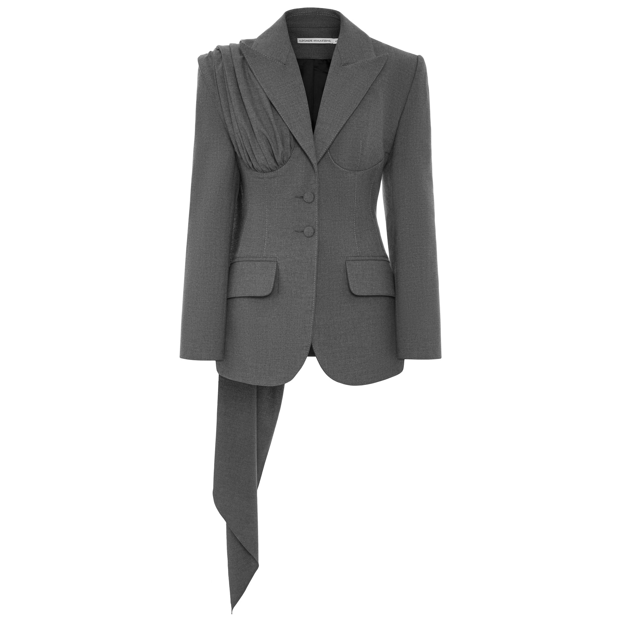 SCARF BAR BLAZER