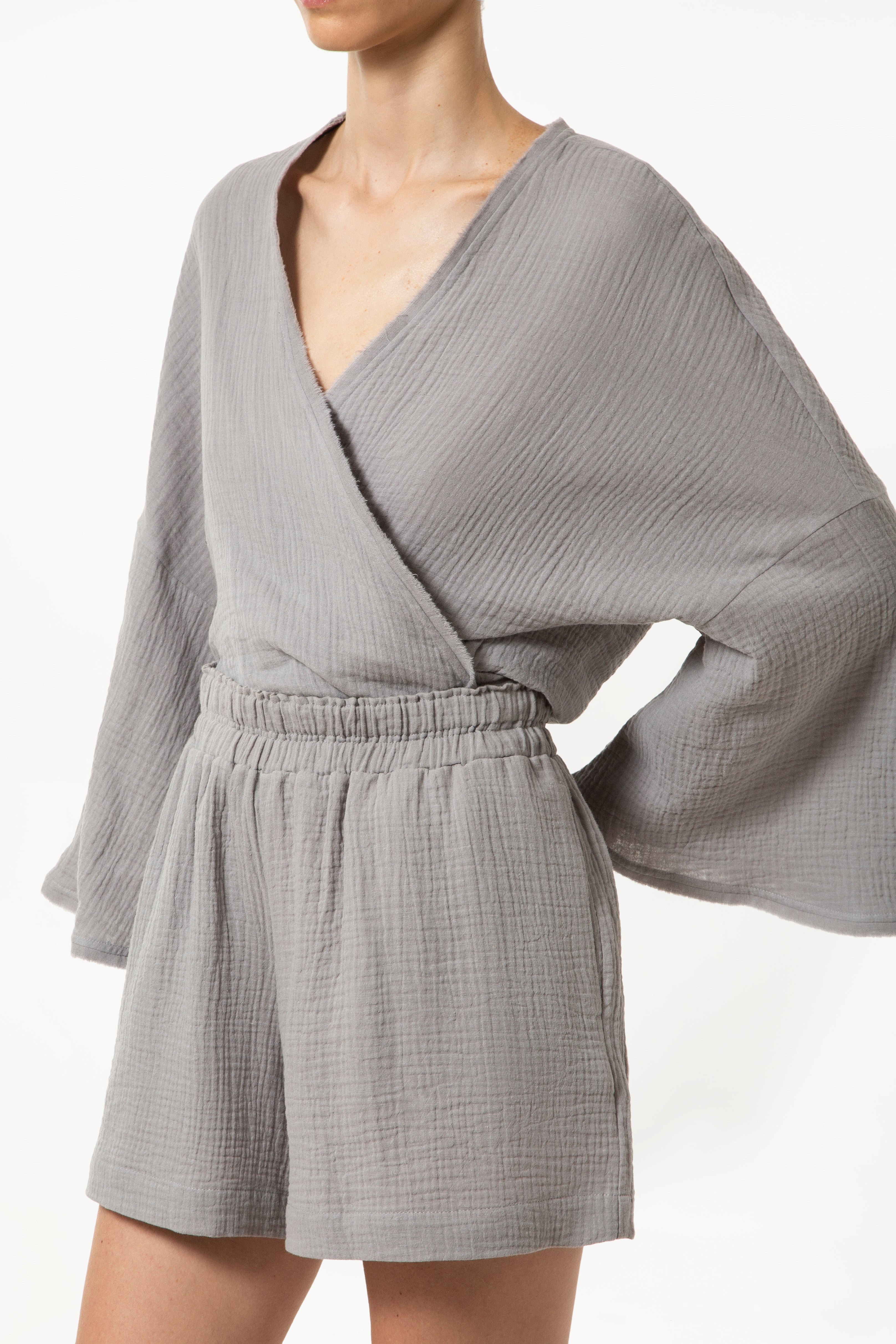 Grey Koi No Yokan Shorts