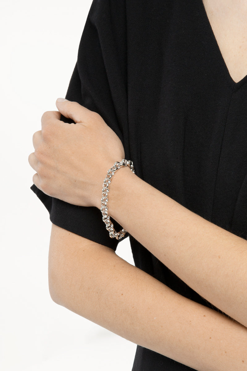 Silver Rolo Bracelet