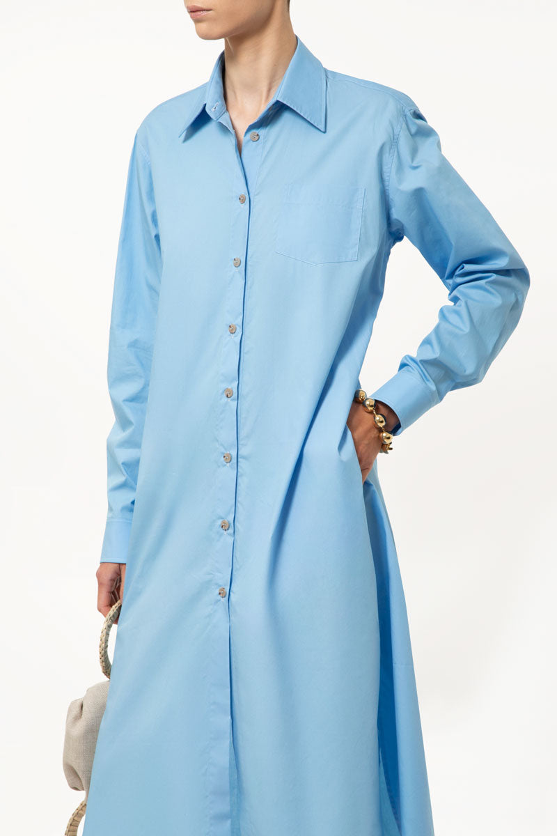 Blue Longline Shirt