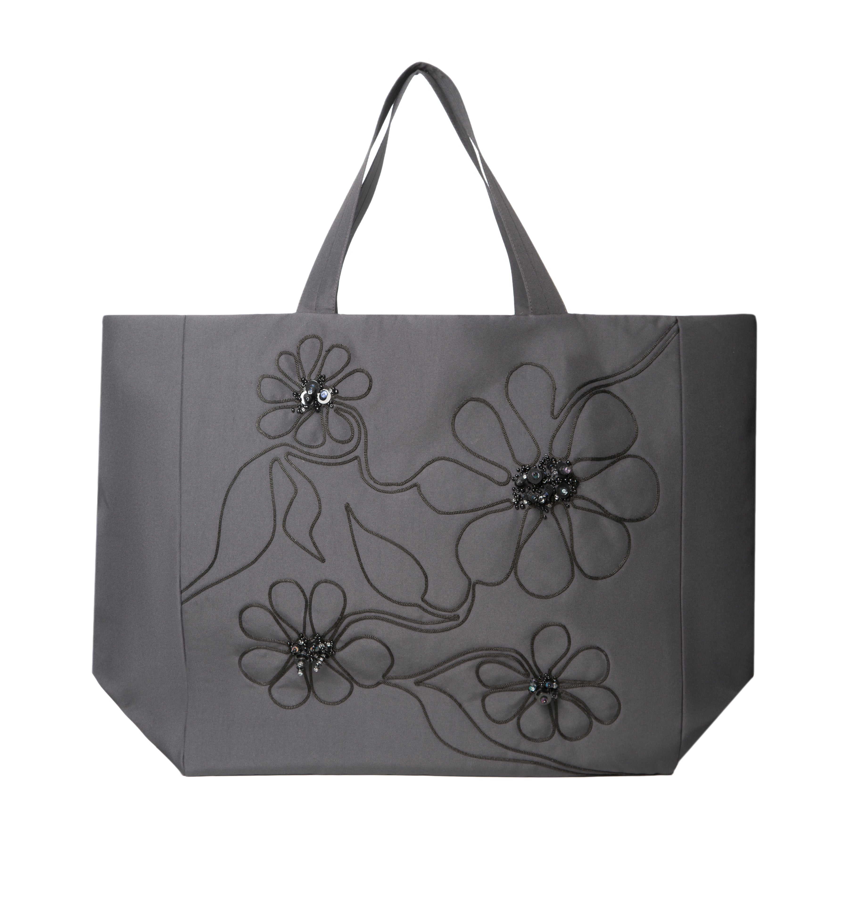 Black Lila Tote Bag