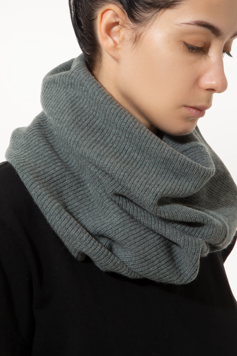 Grey Tube Scarf