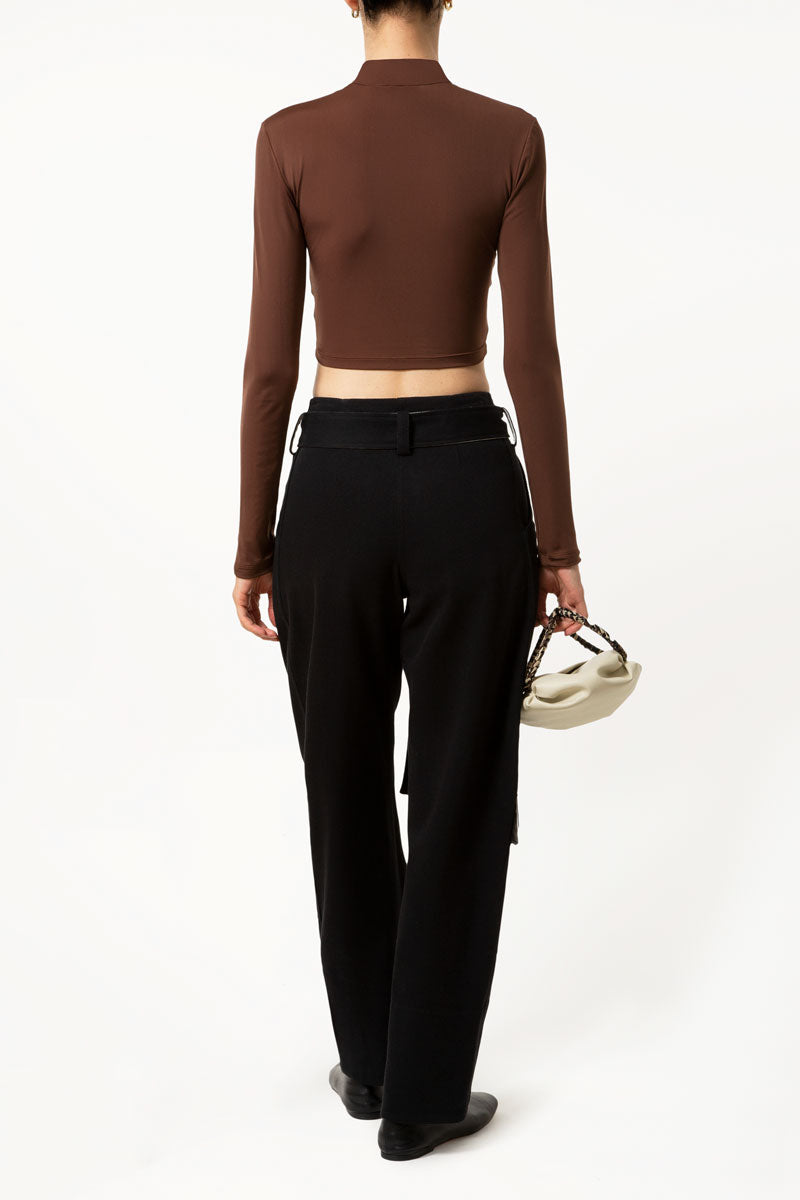 Chocolate Logo Turtleneck