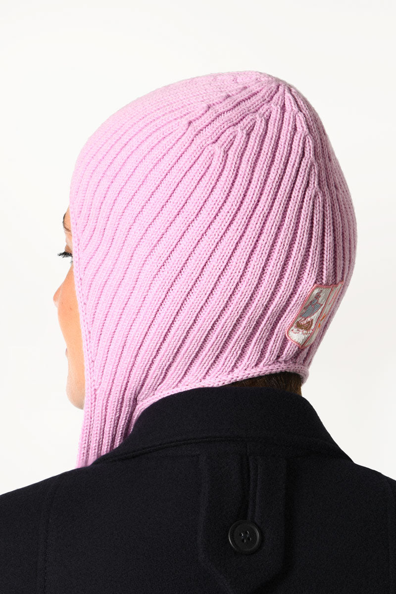 Rosy Lavender Trapper Hat