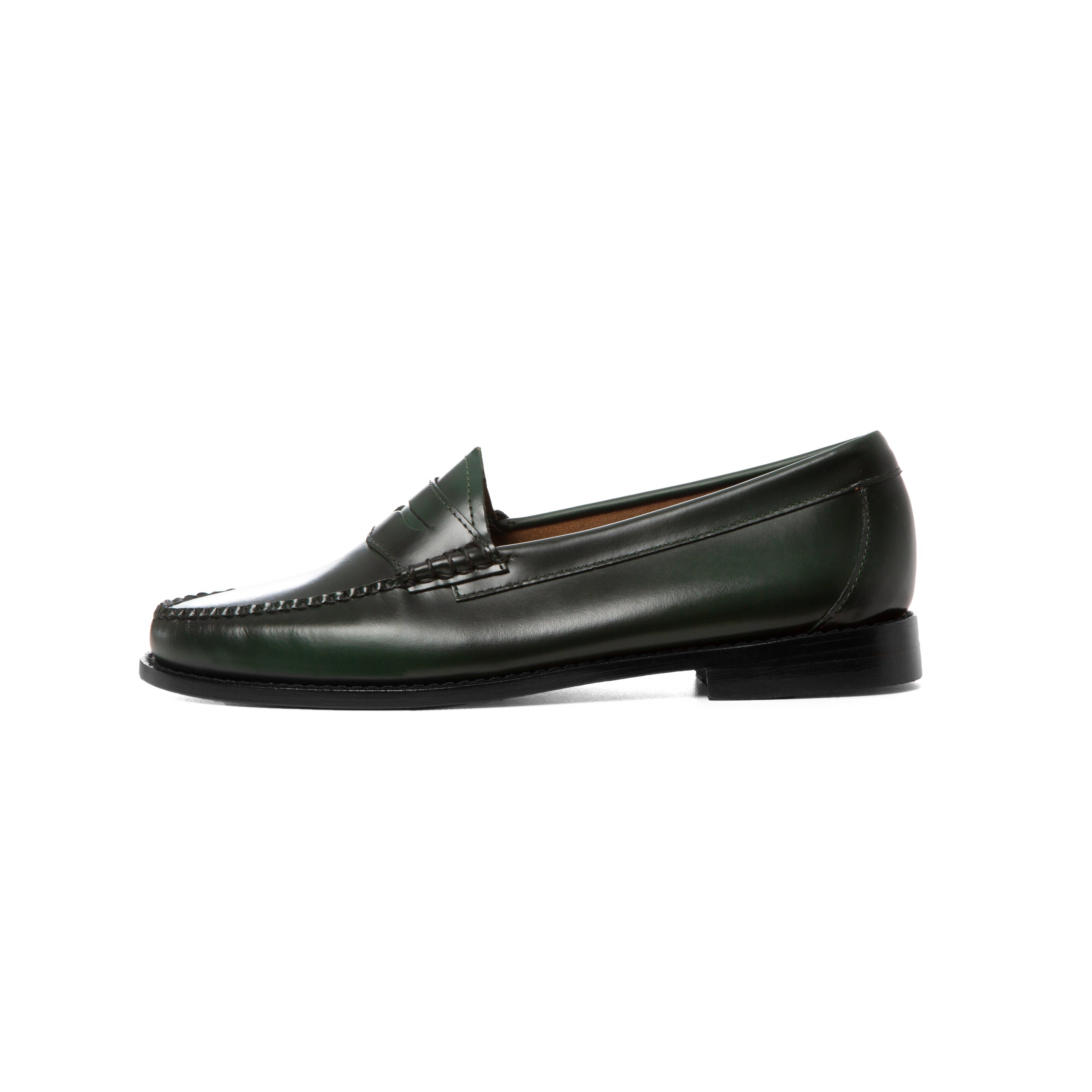 Weejuns Dark Green Penny Loafers