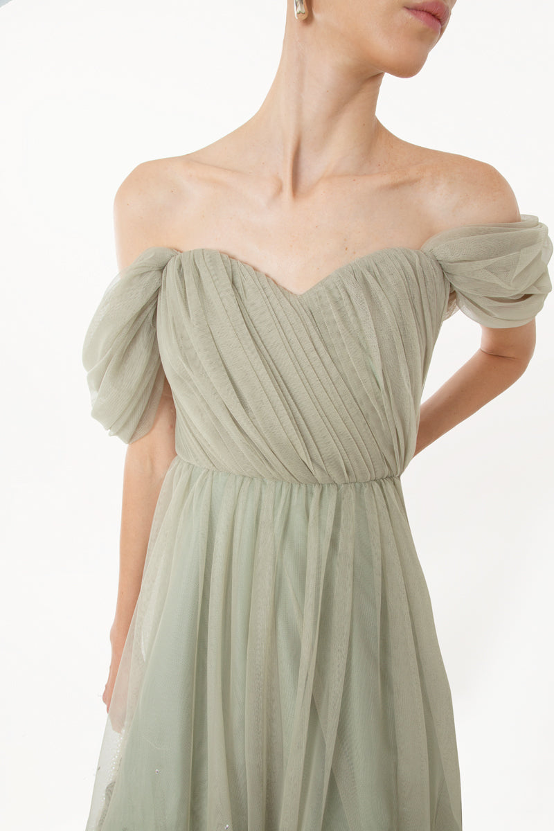 Mint Tulle Dress