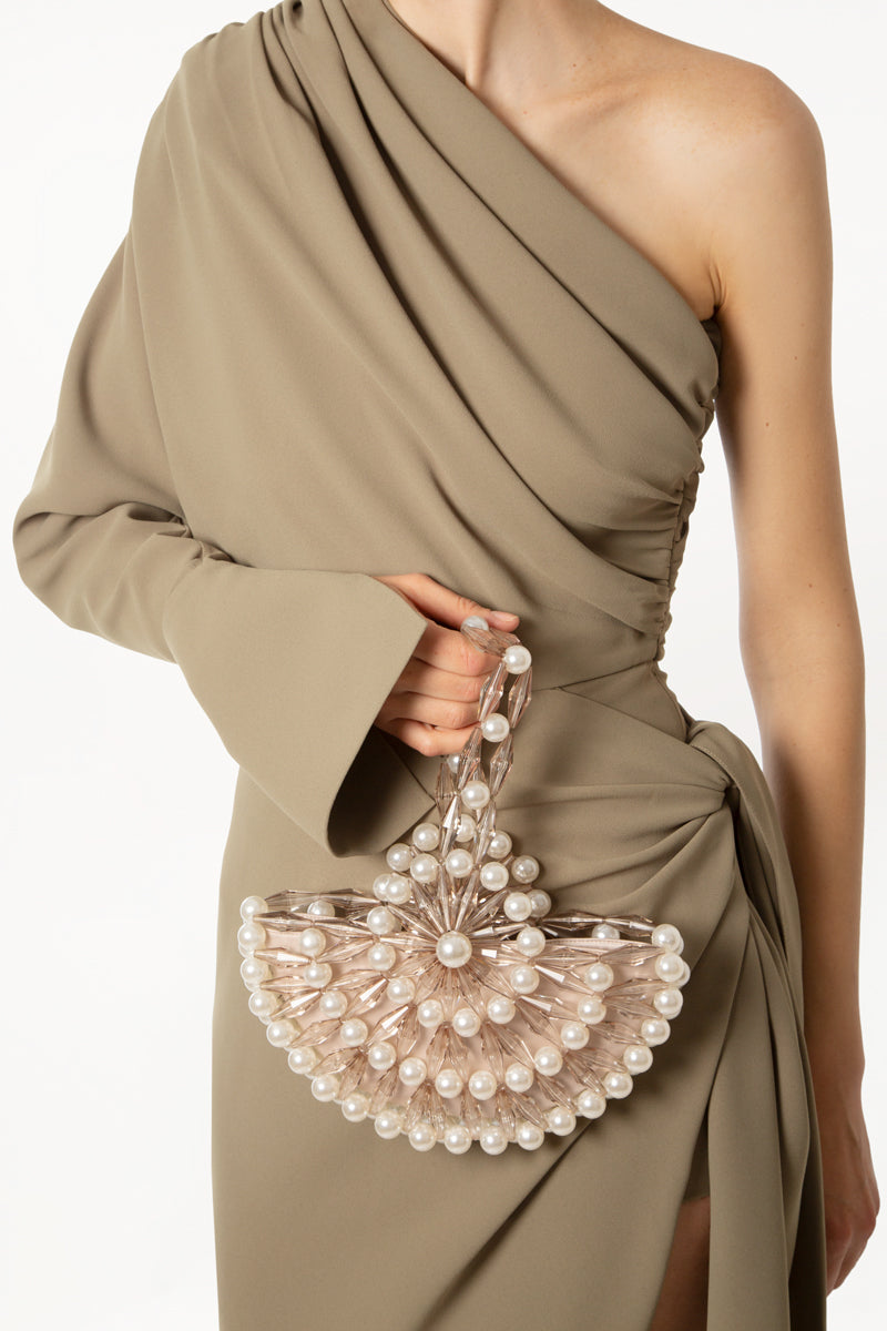 Dusty Rose Medium Selene Clutch