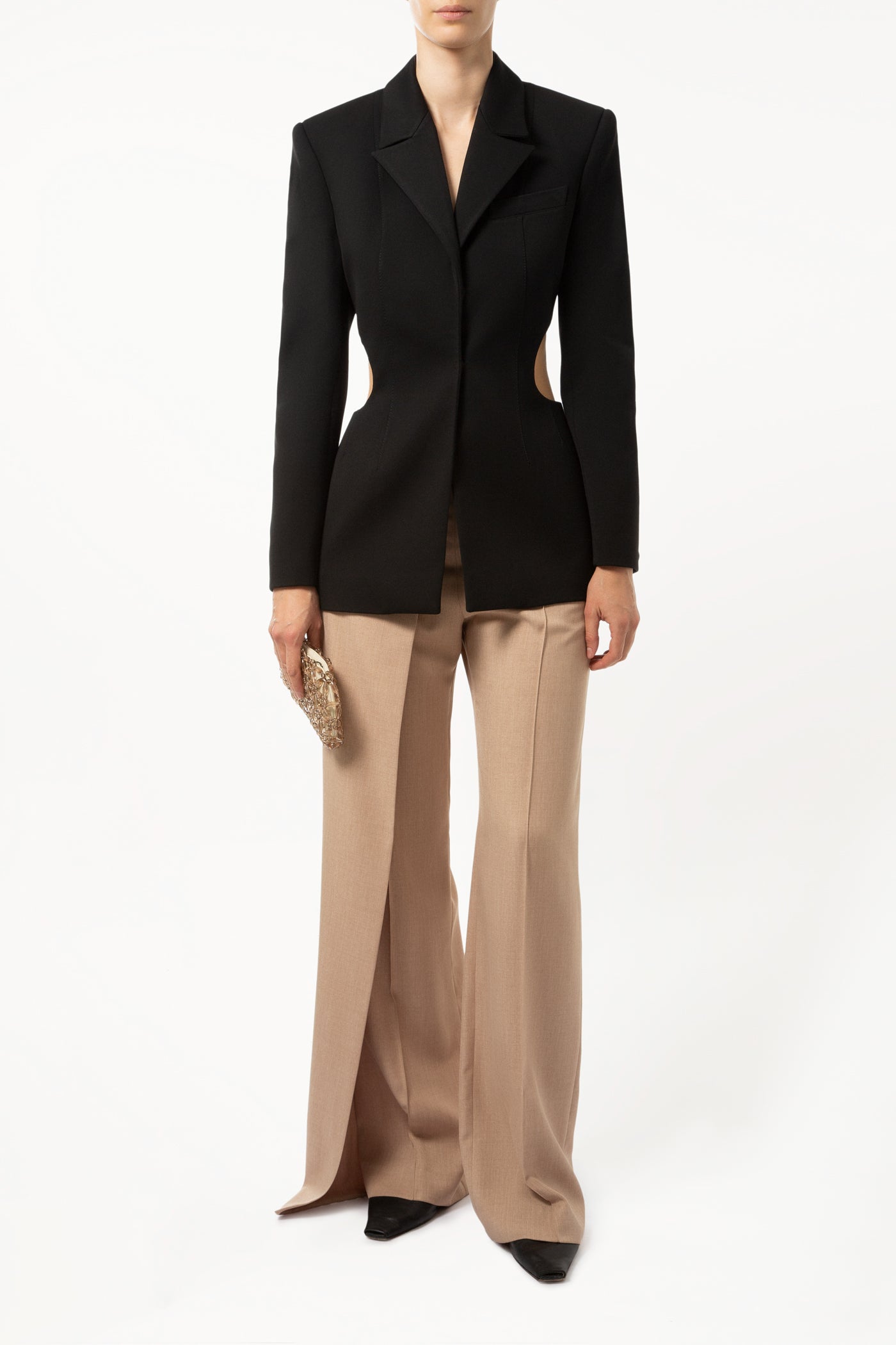 Black Cut Out Blazer