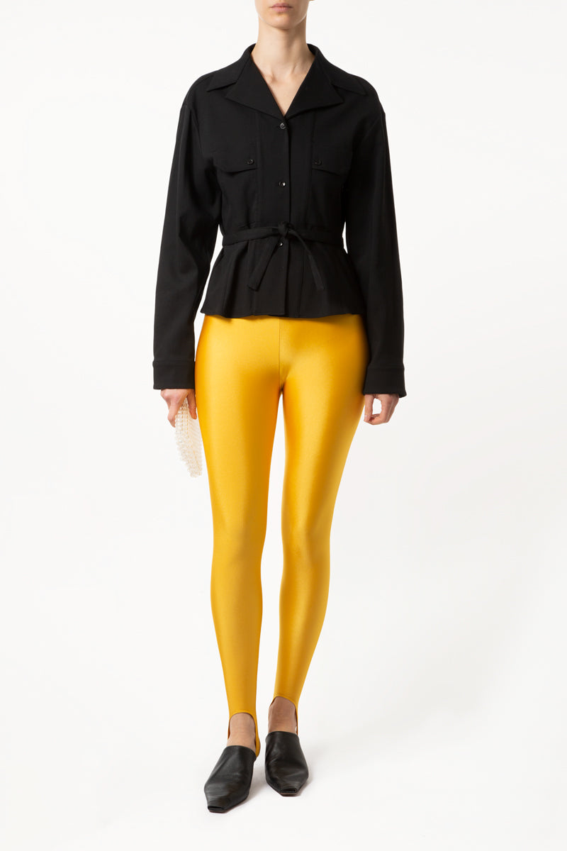 Yellow Stirrup Leggings
