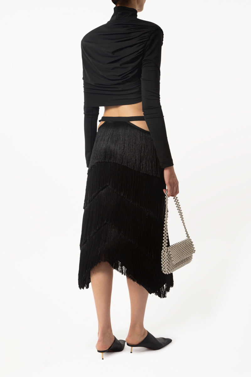 Reverse Fringe Skirt