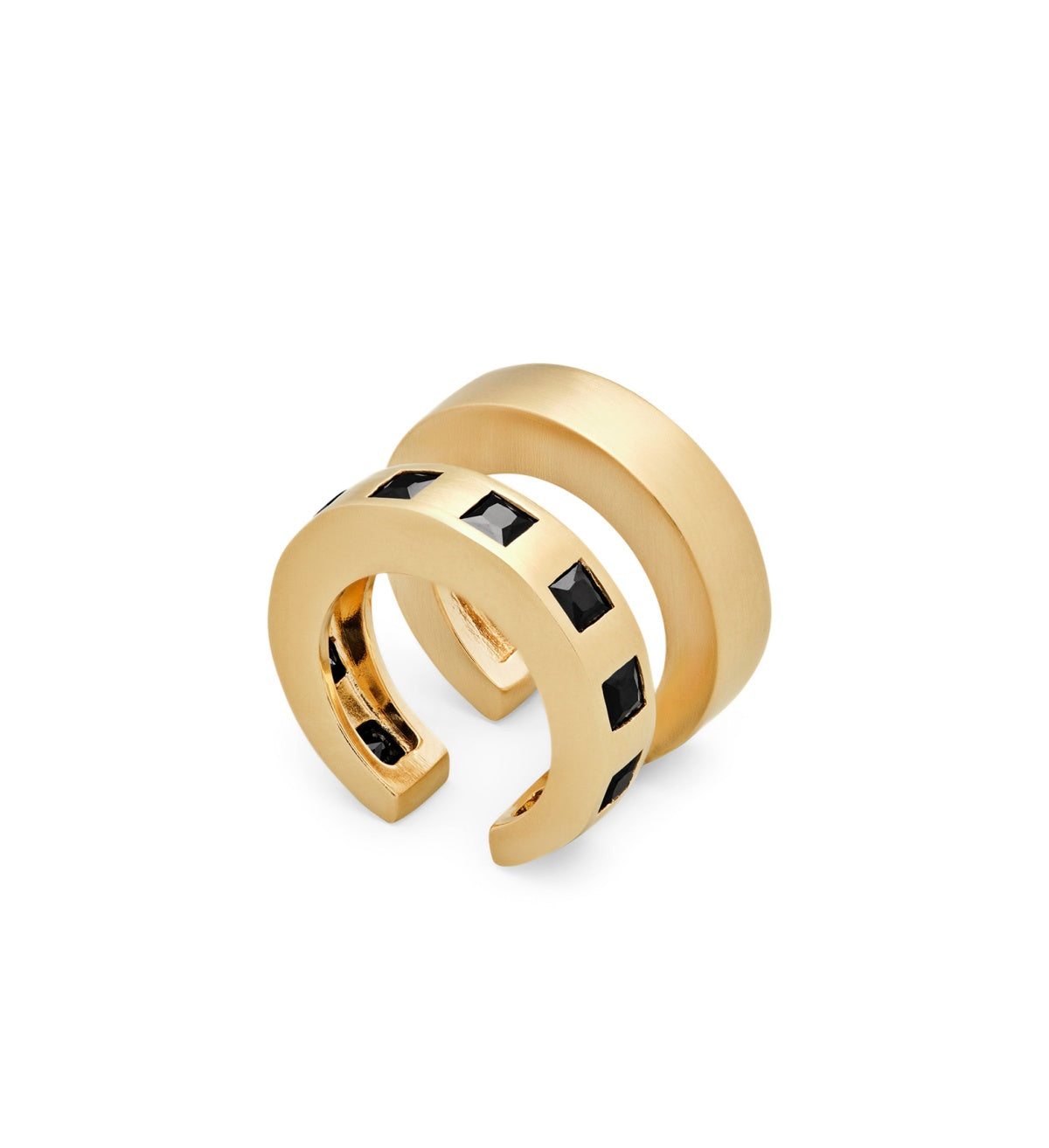 Arch Black Double Cuff