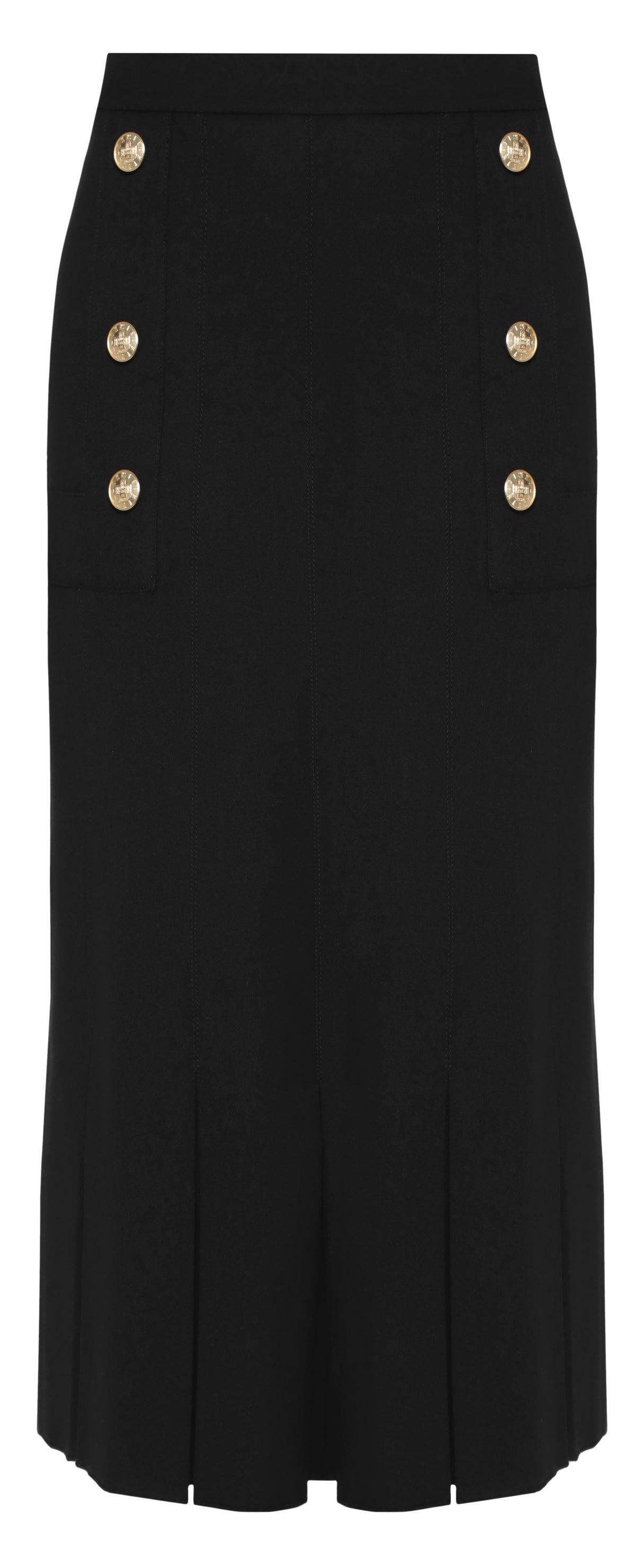 Black Pleated Skirt