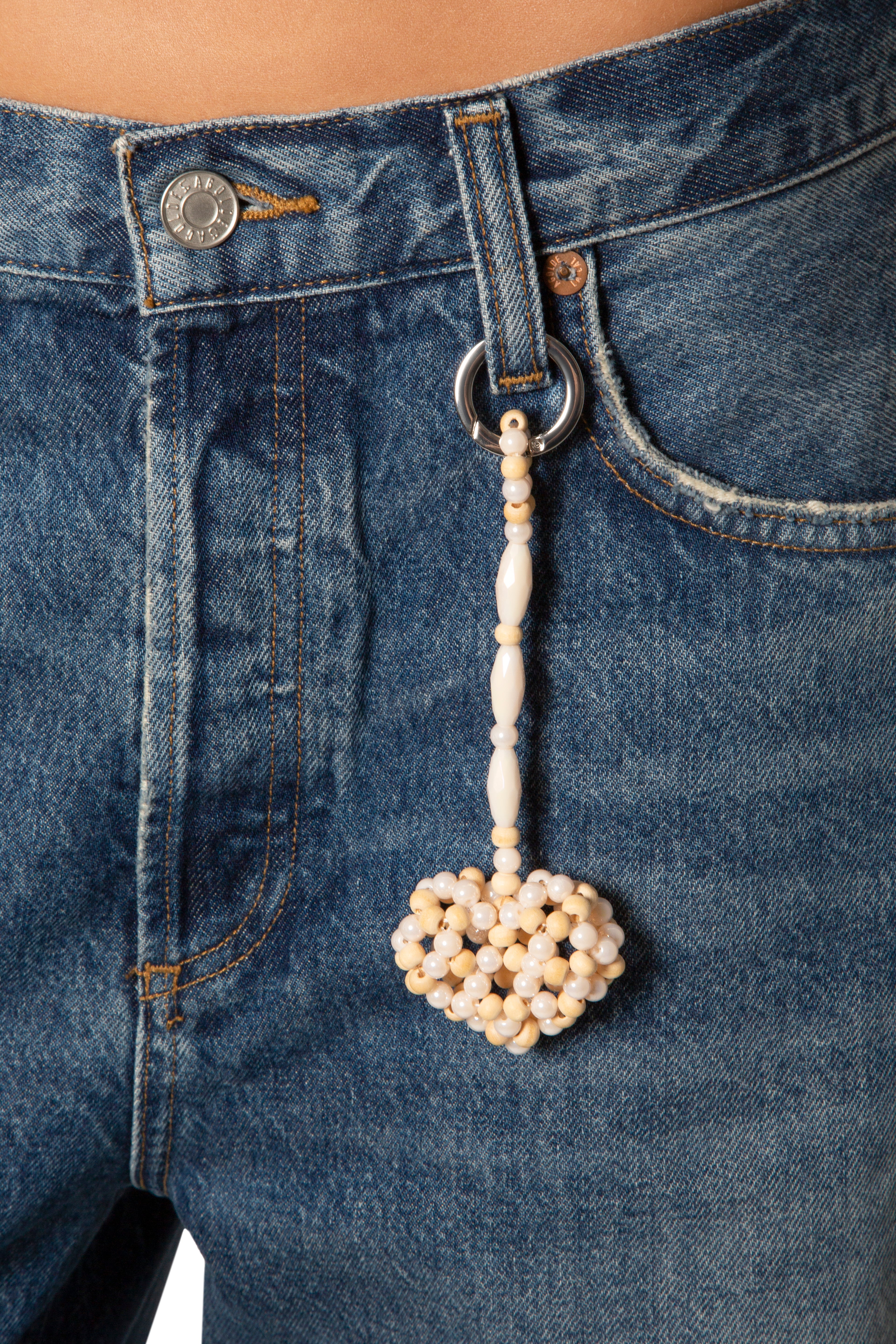 Heart-Shaped Keychain