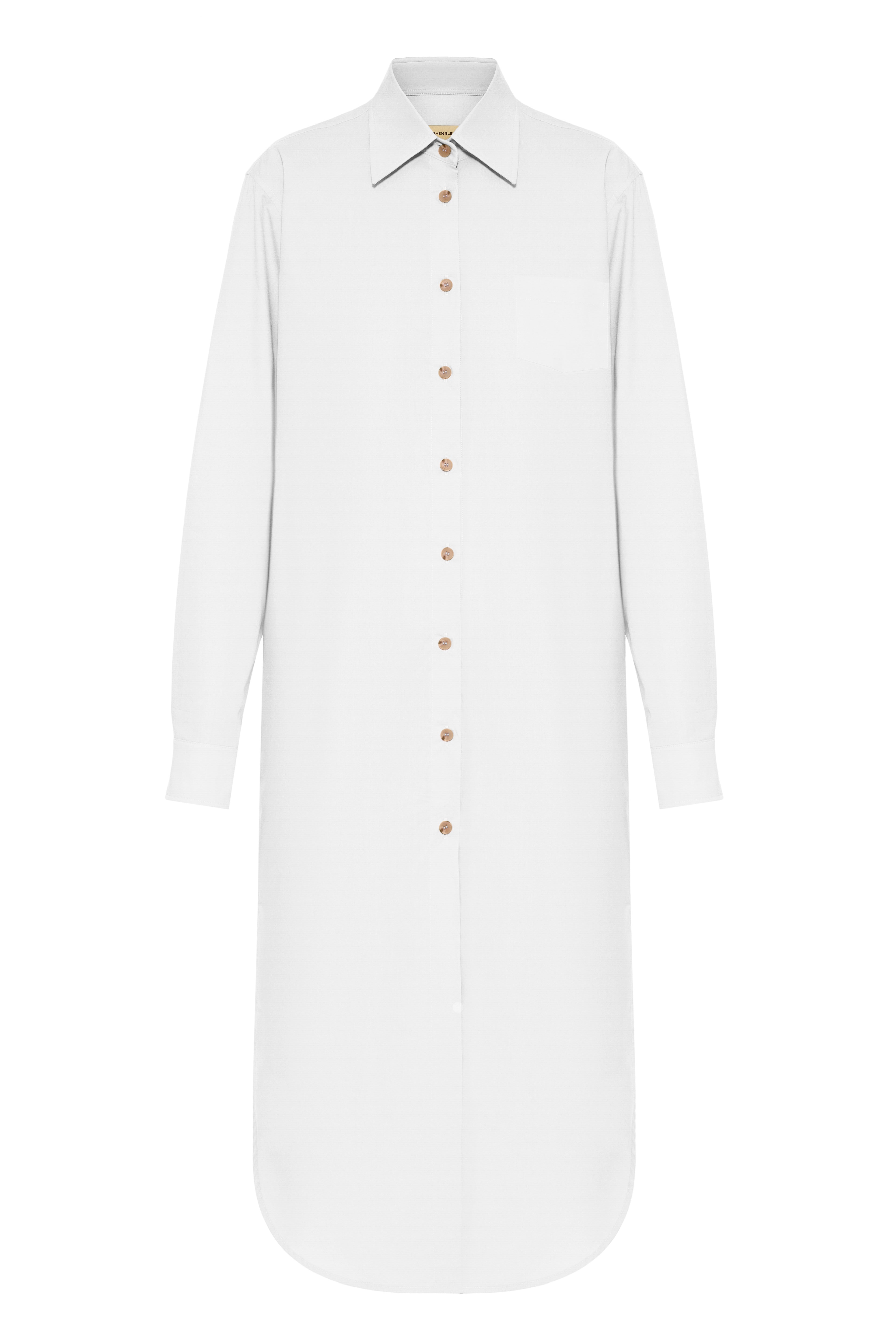 White Longline Shirt