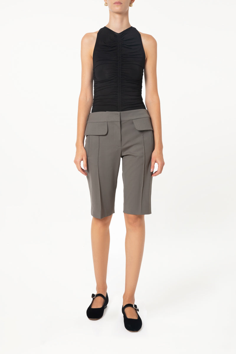 Army Green Bermuda Shorts