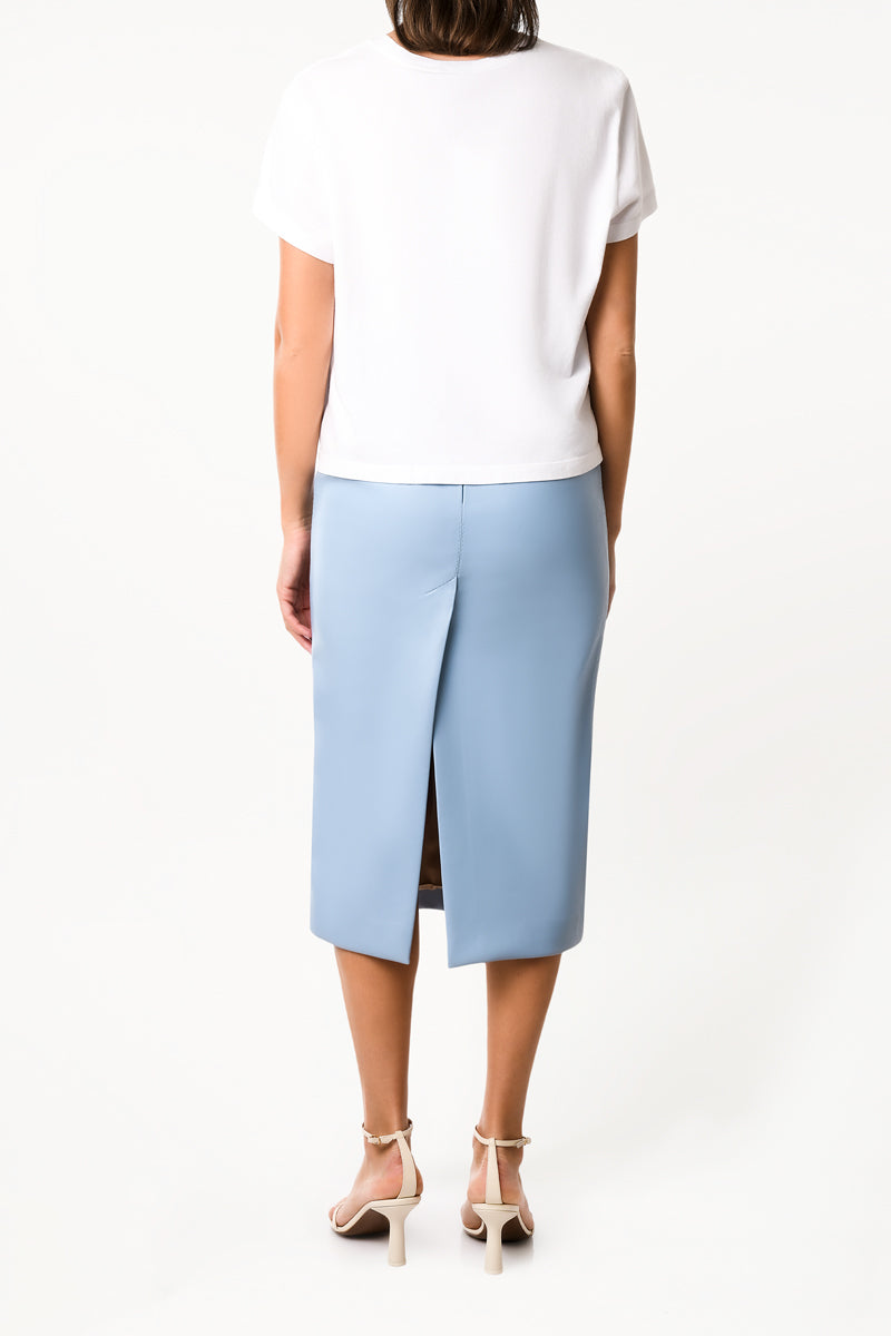 Sky Blue Cut Out Skirt