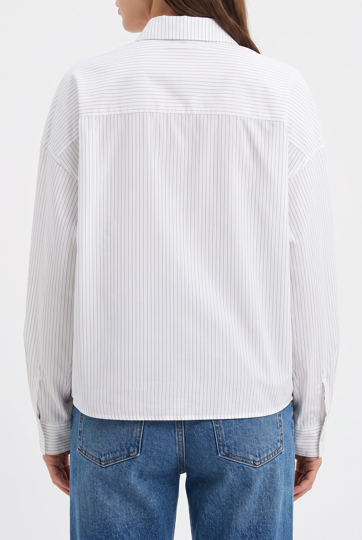 White Striped Shirt