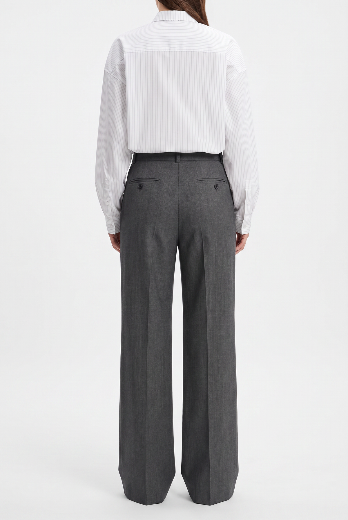 Grey Wool Pants