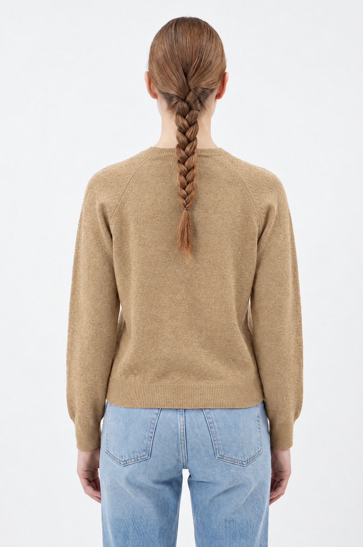 Beige Cashmere Sweater