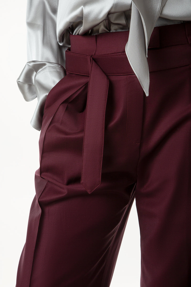 Detailed Waist Pants
