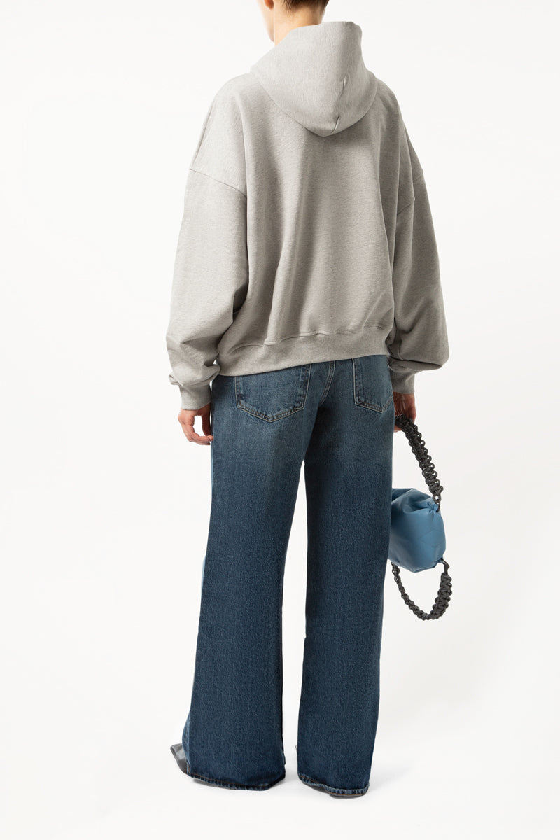 Grey Hoodie With Zip