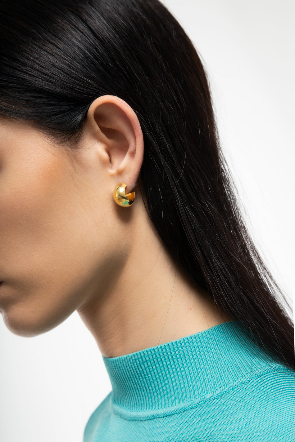 Gold Bold Hoops