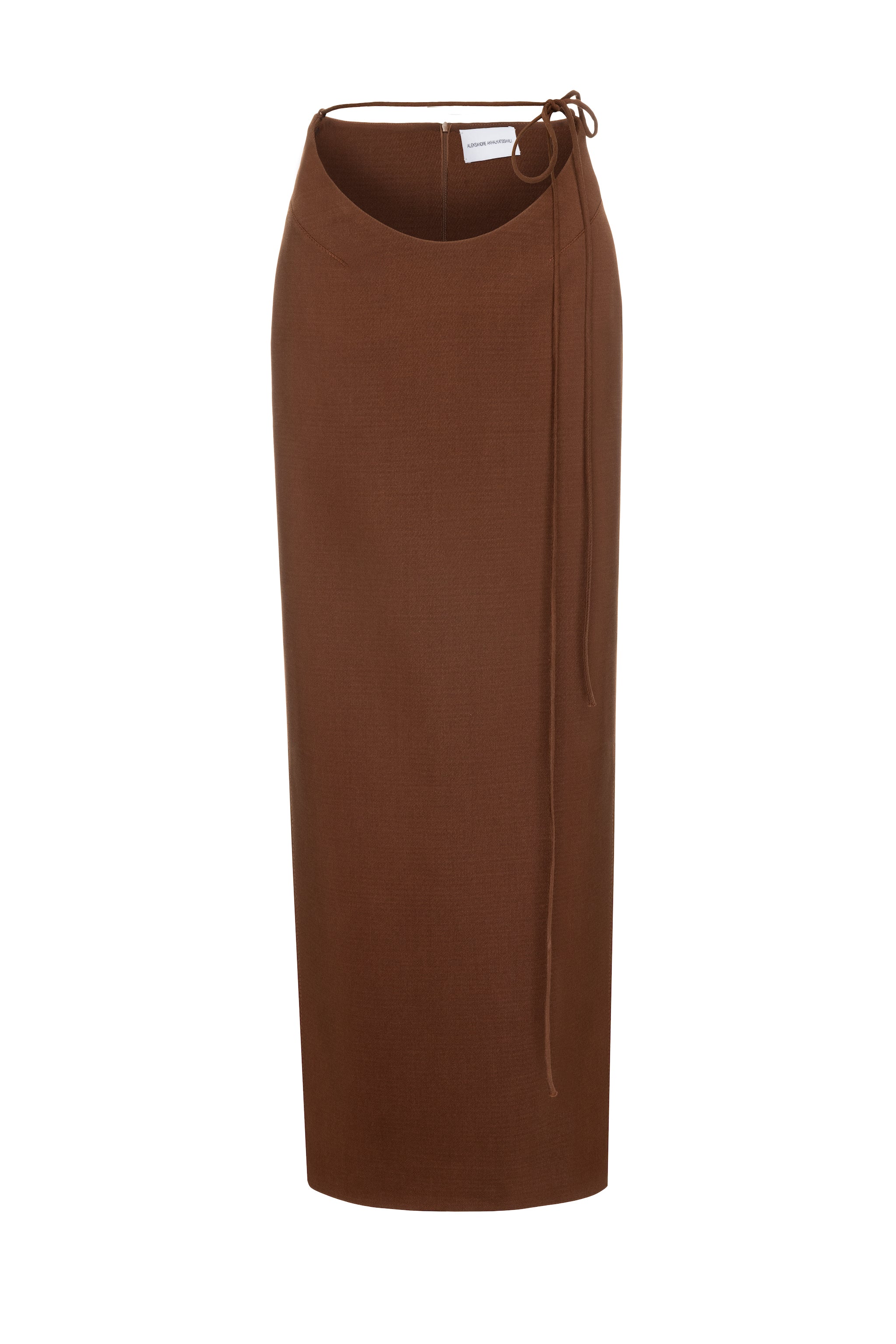 Brown Cut Out Skirt