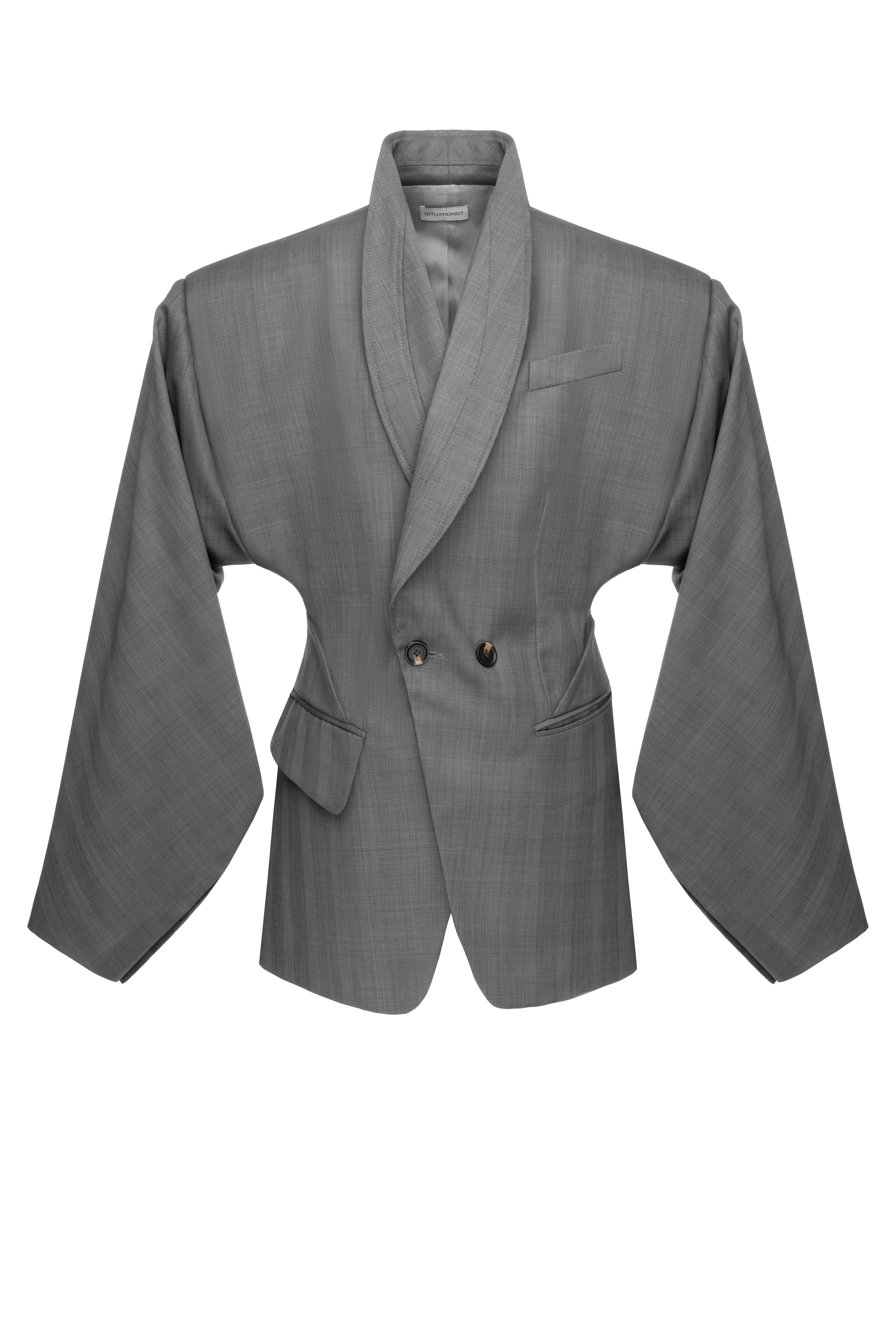 Grey Tartan Jacket
