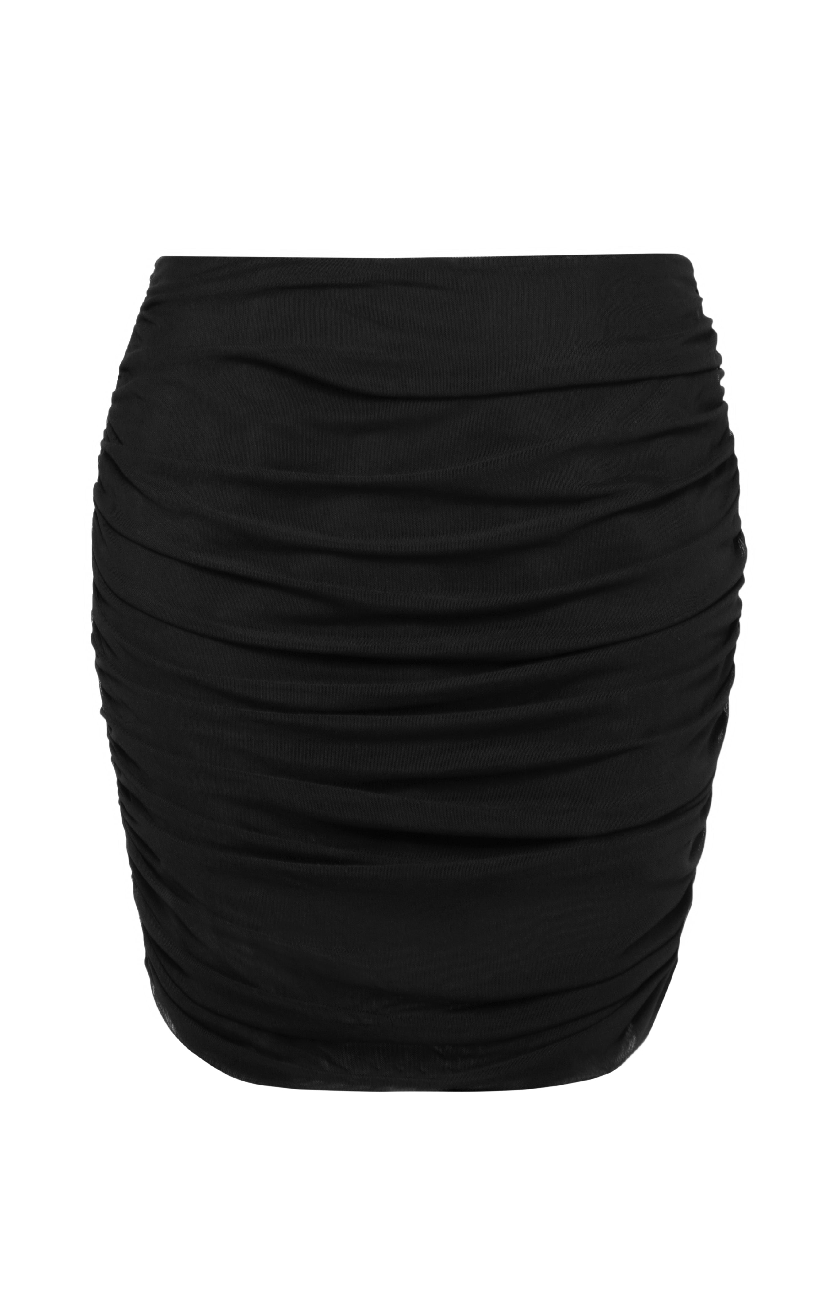 Black Sheer Skirt