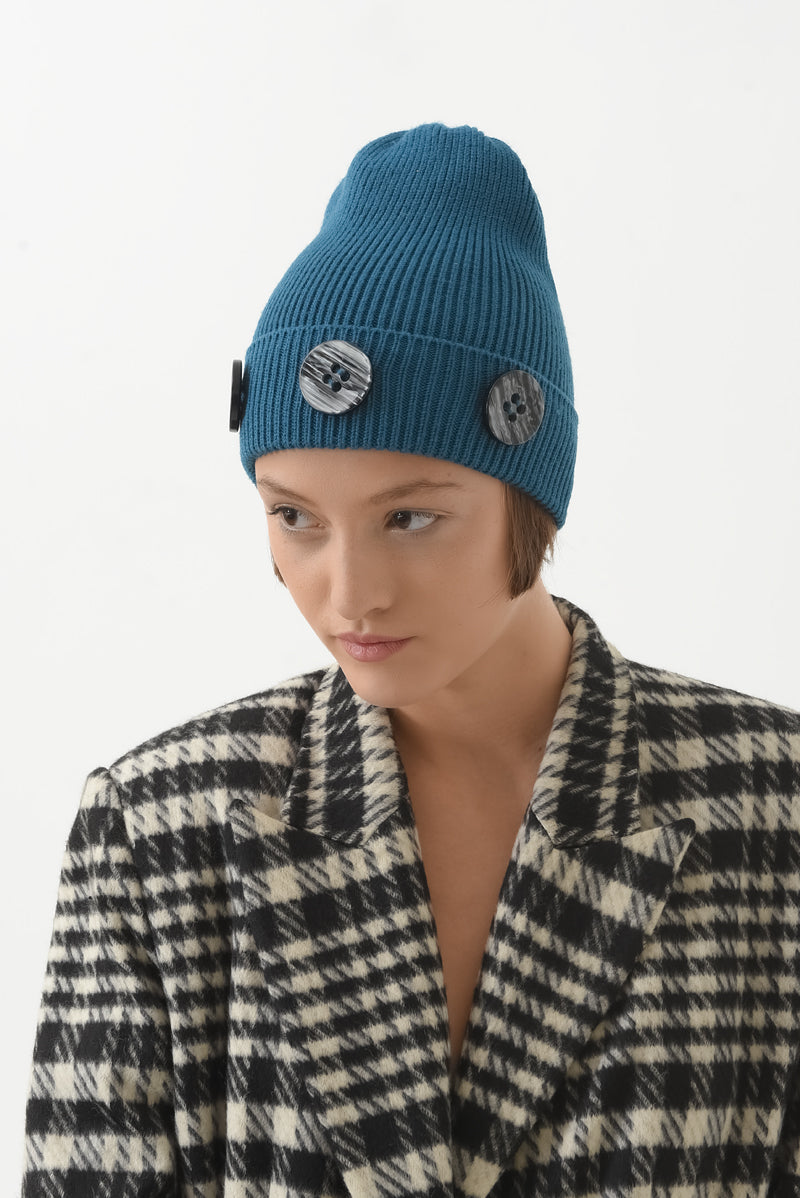 Teal Meribel Beanie