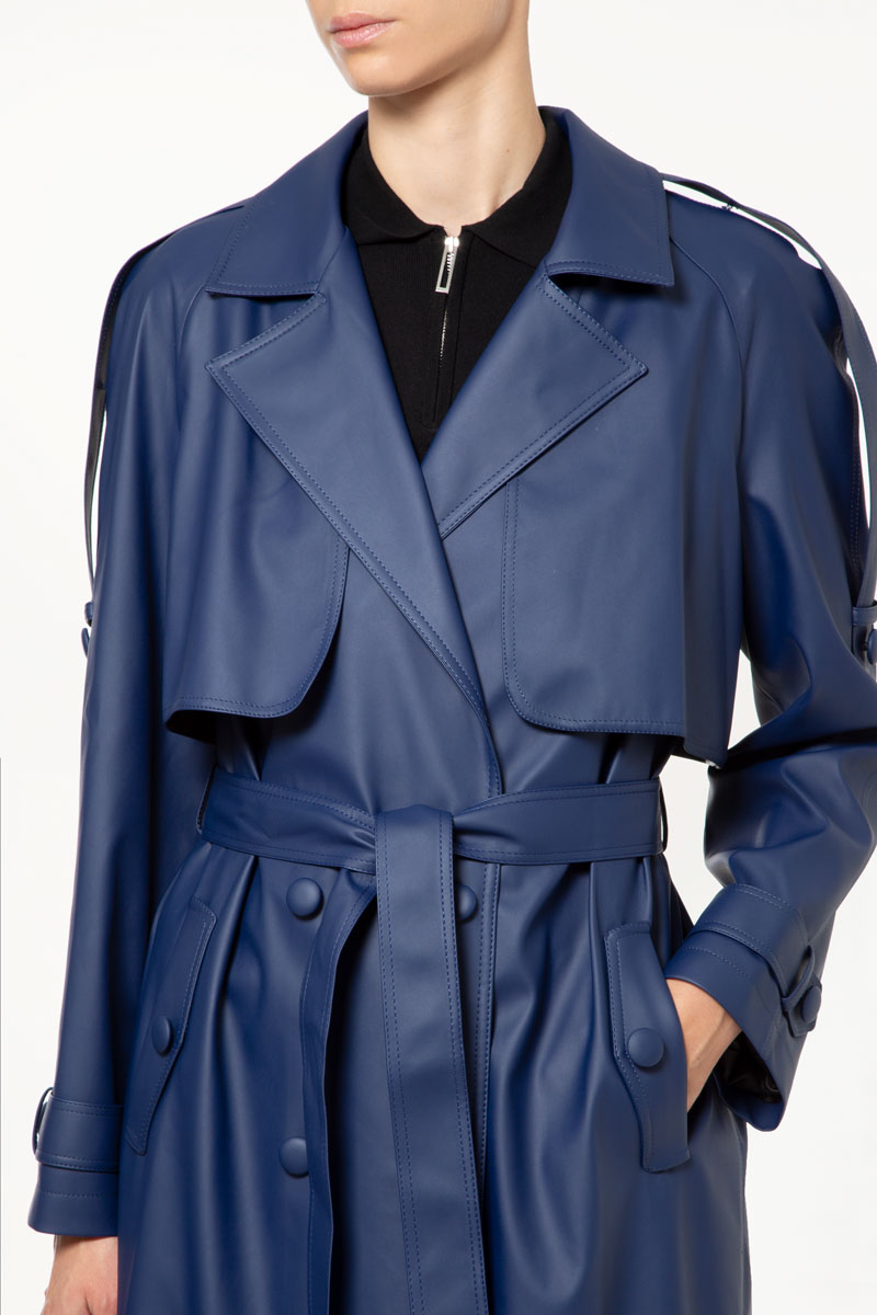 Blue Trench Coat