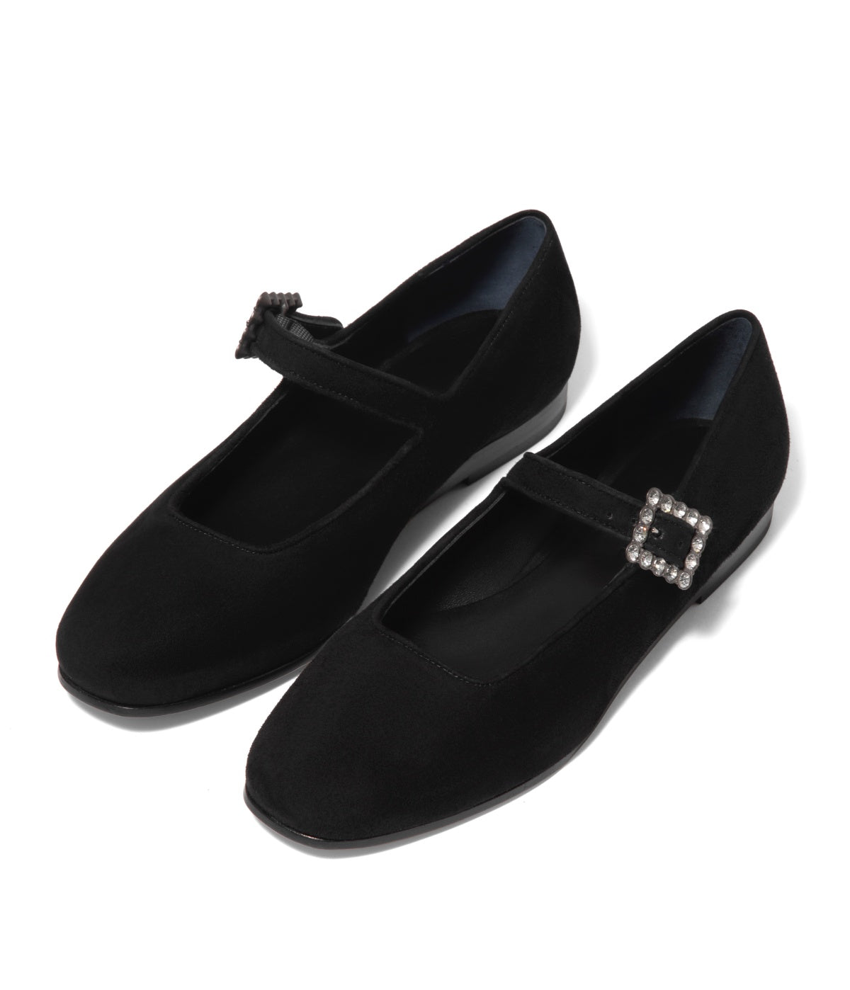 Black Suede Mary Jane