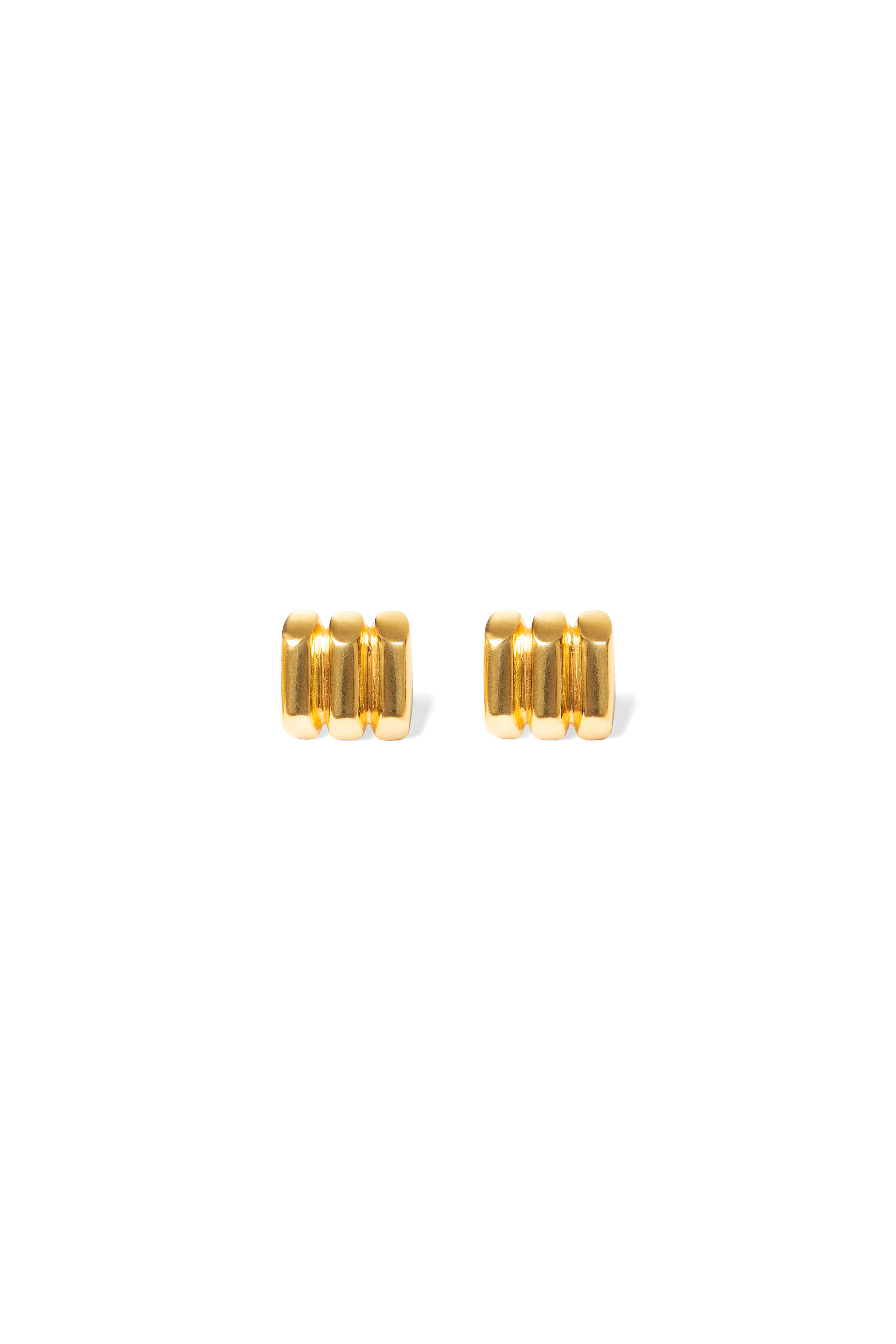 Gold Bullet Earrings