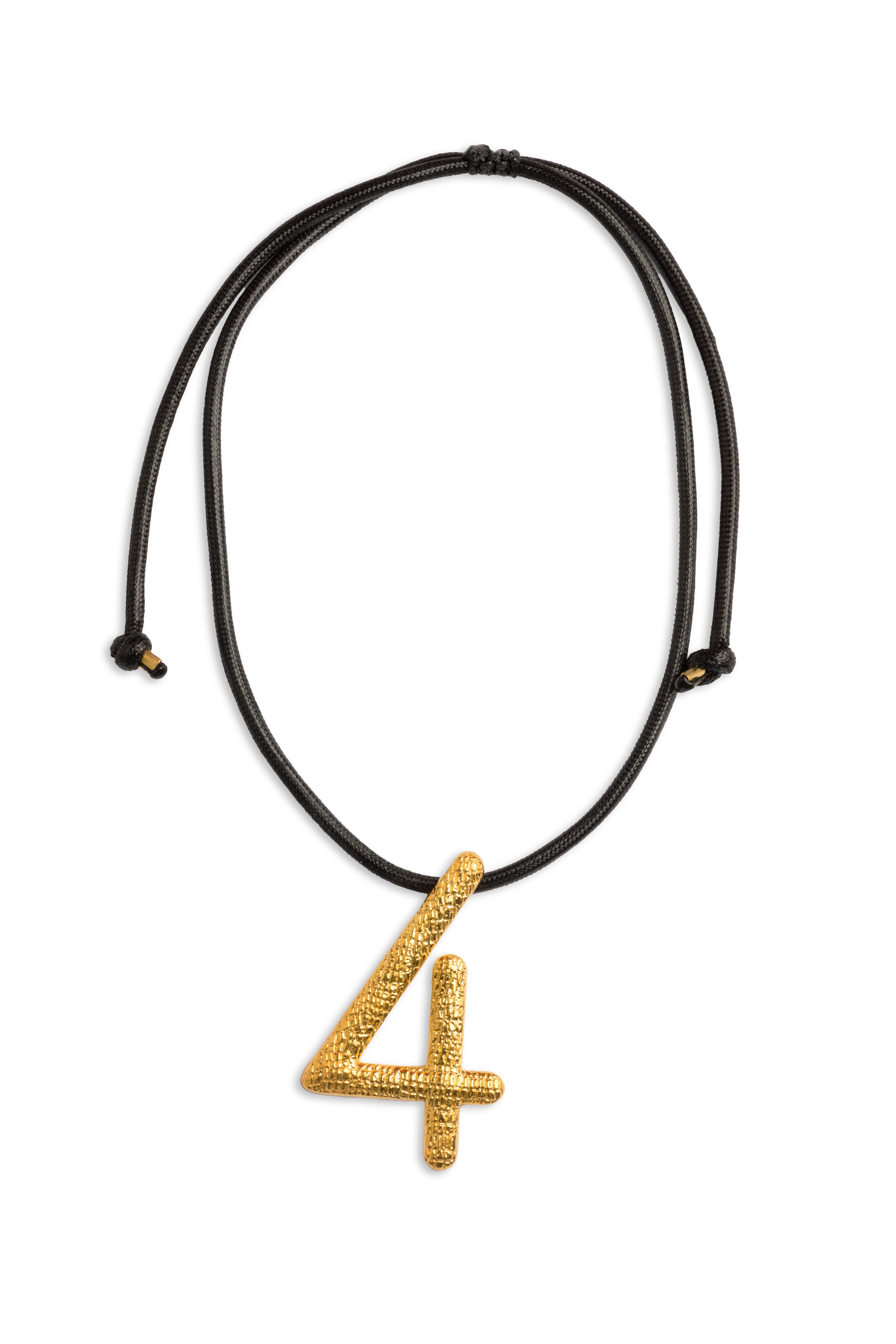 Number 4 Necklace