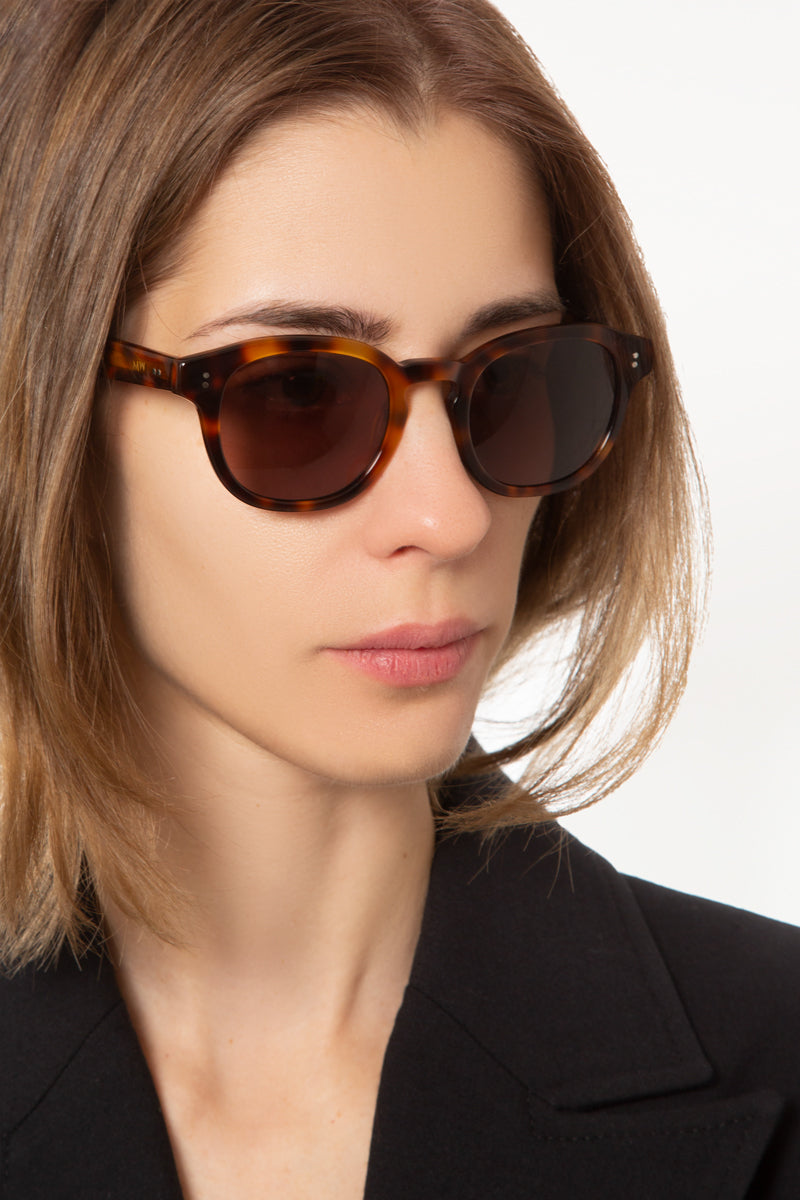 Bille Tortoise Gradient Brown Sunglasses