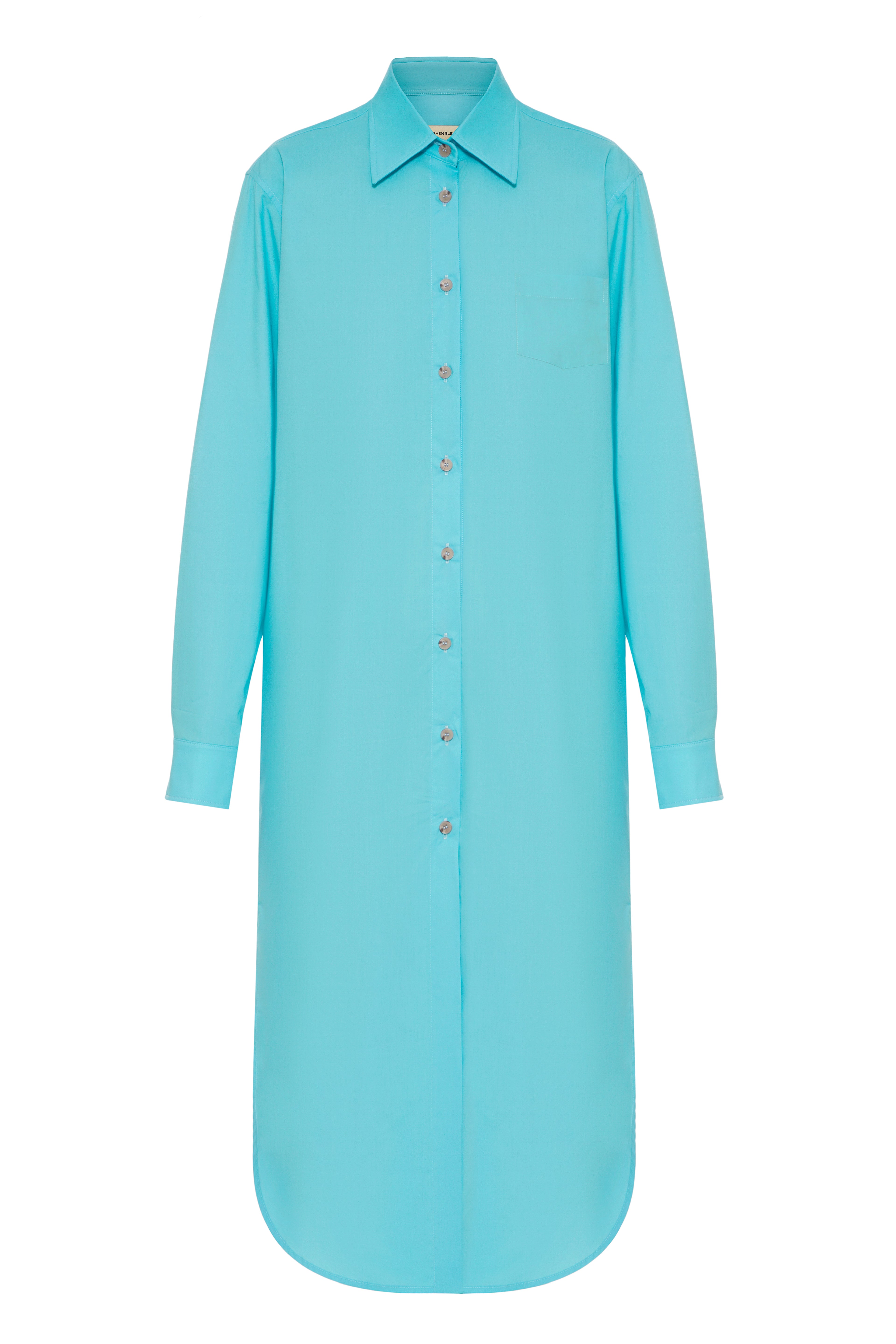 Turquoise Longline Shirt