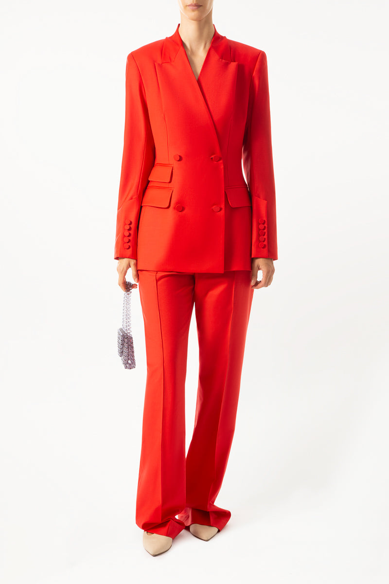 Diagonal Zipper Pants