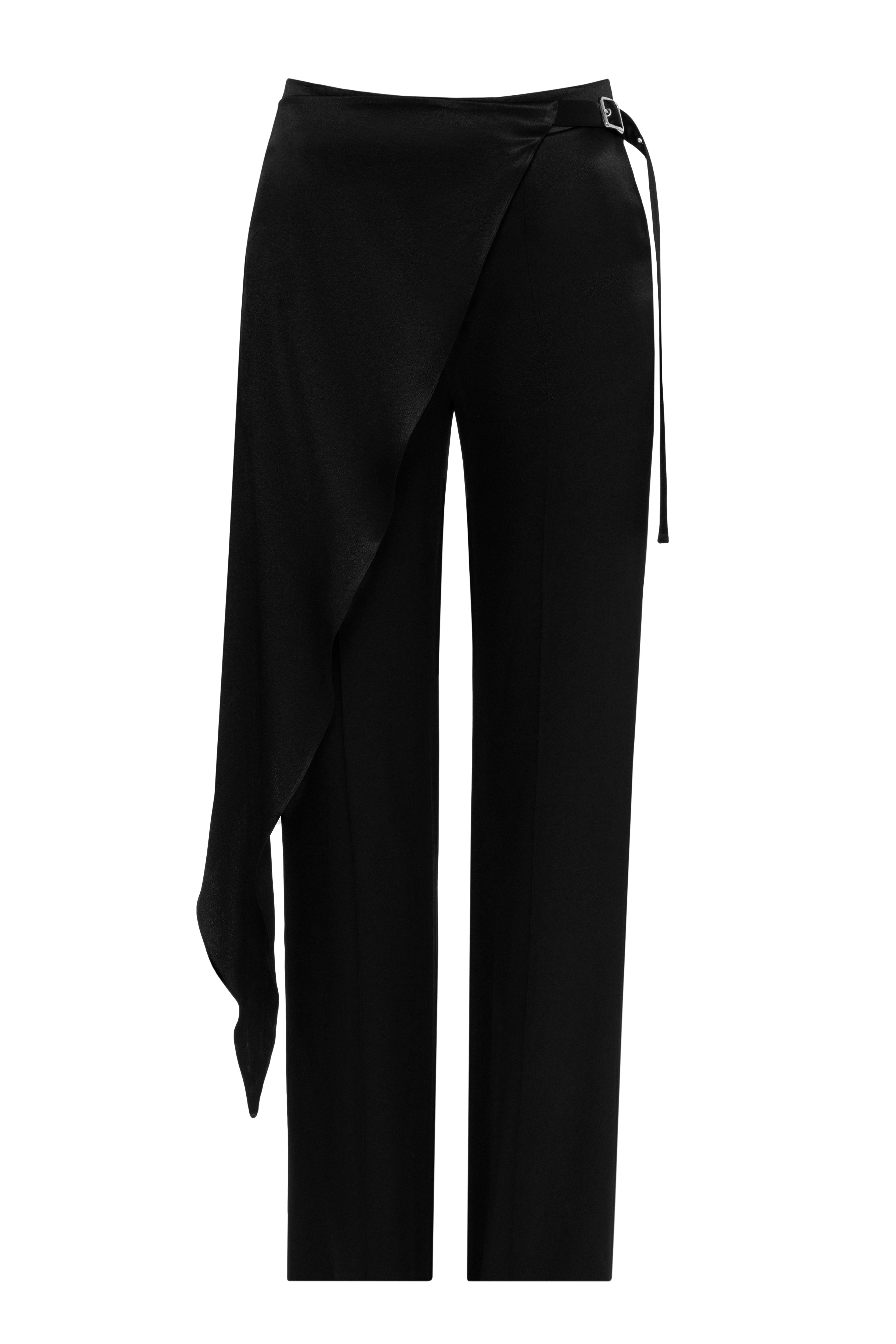 Black Scarf Pants