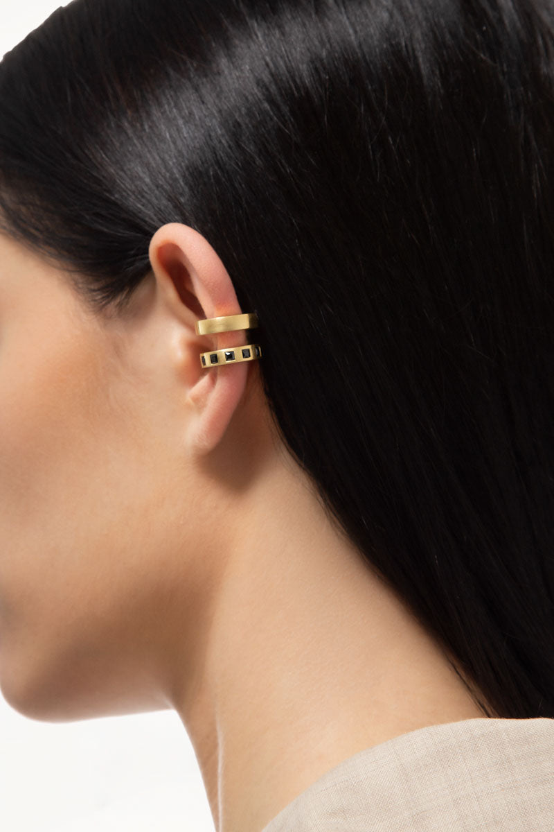 Arch Black Double Cuff