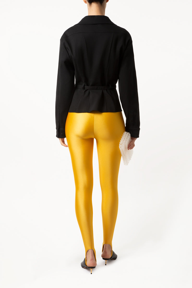 Yellow Stirrup Leggings