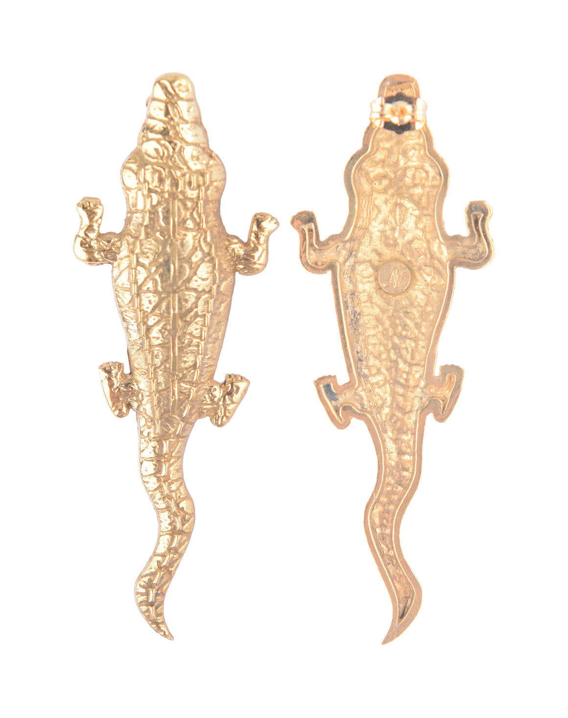 Medium Crocodile Earrings