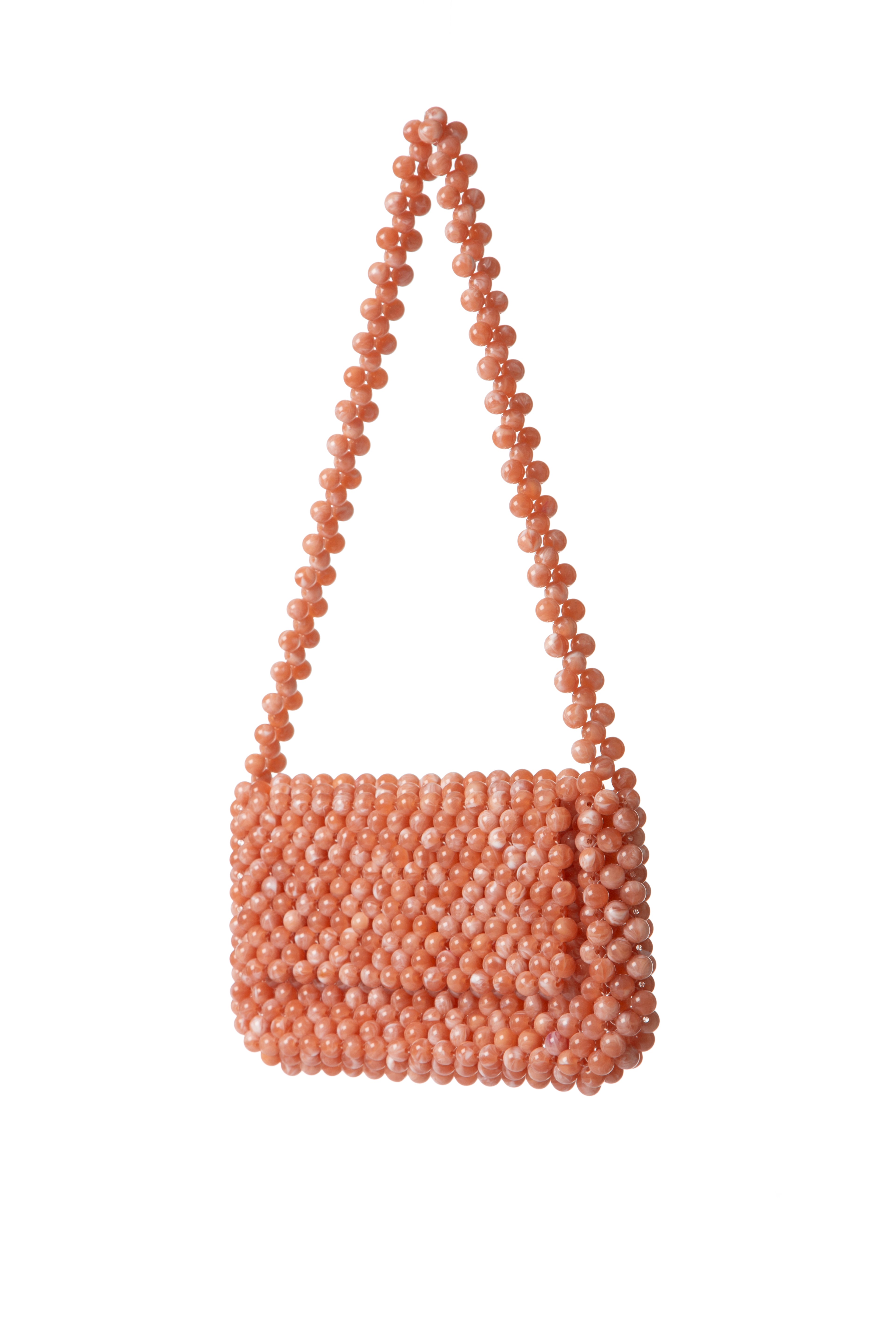 Coral Clover Shoulder Bag