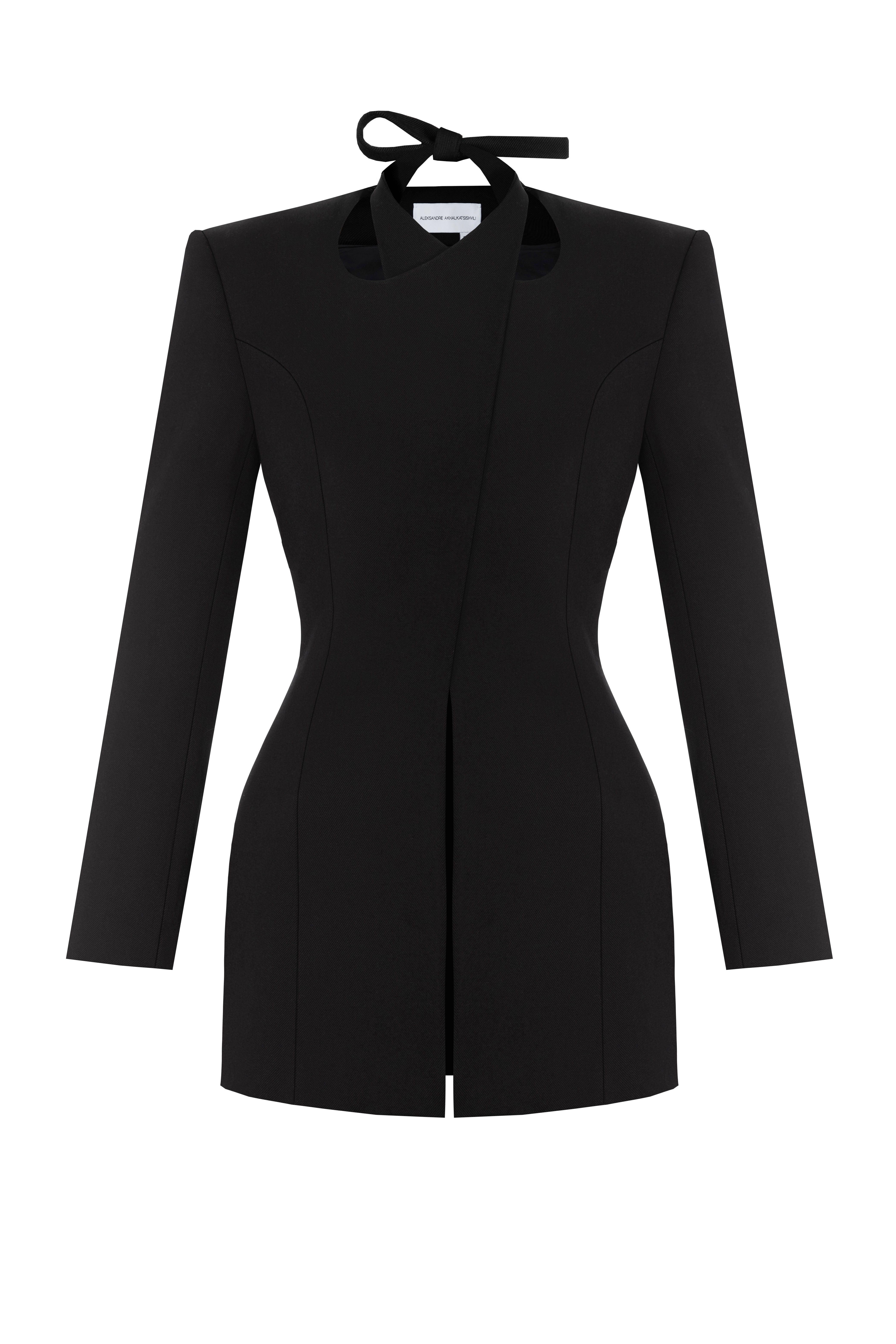 Black Halterneck Blazer