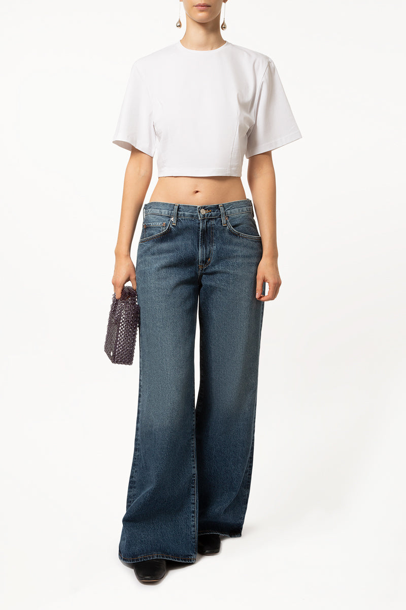 Embroidery Corset T-Shirt