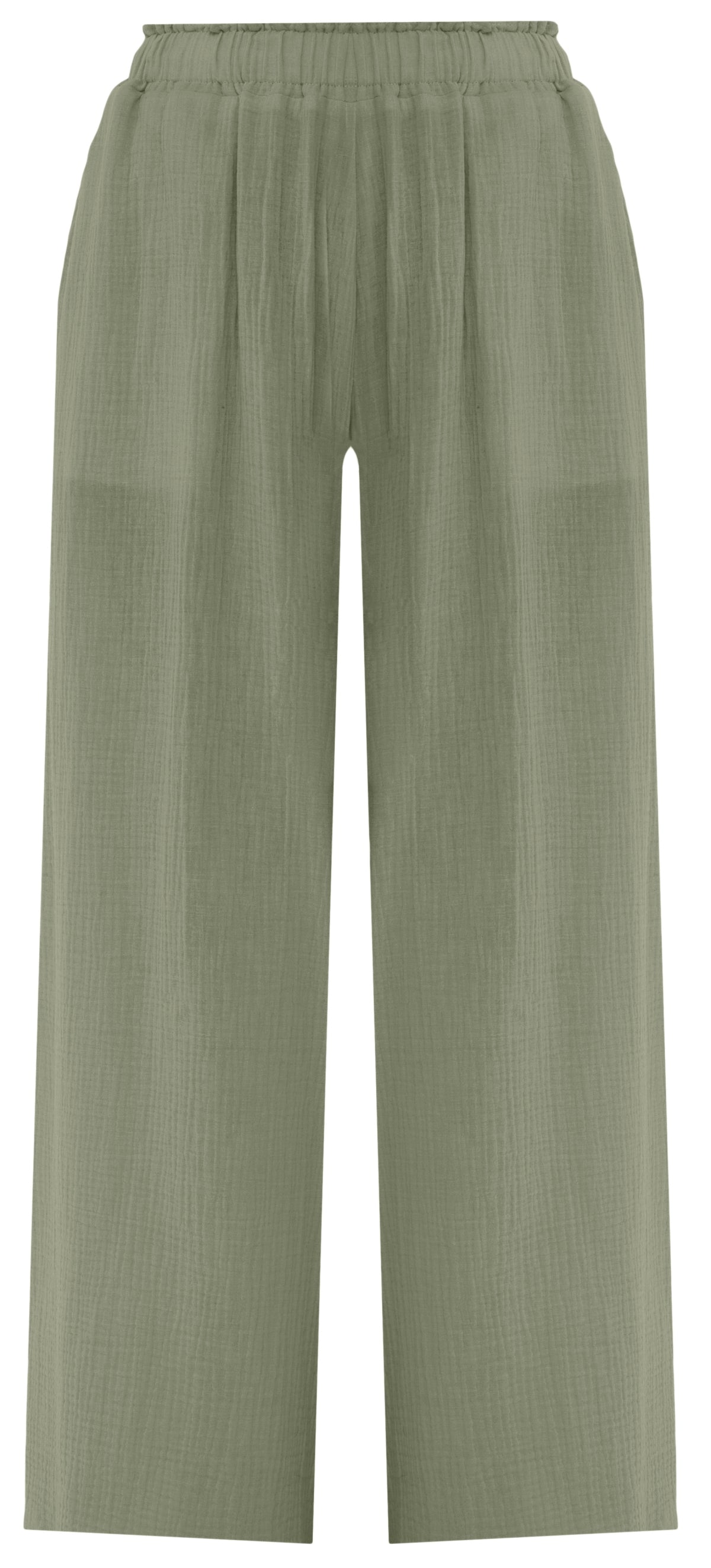 Bamboo Green Kintsugi Trousers