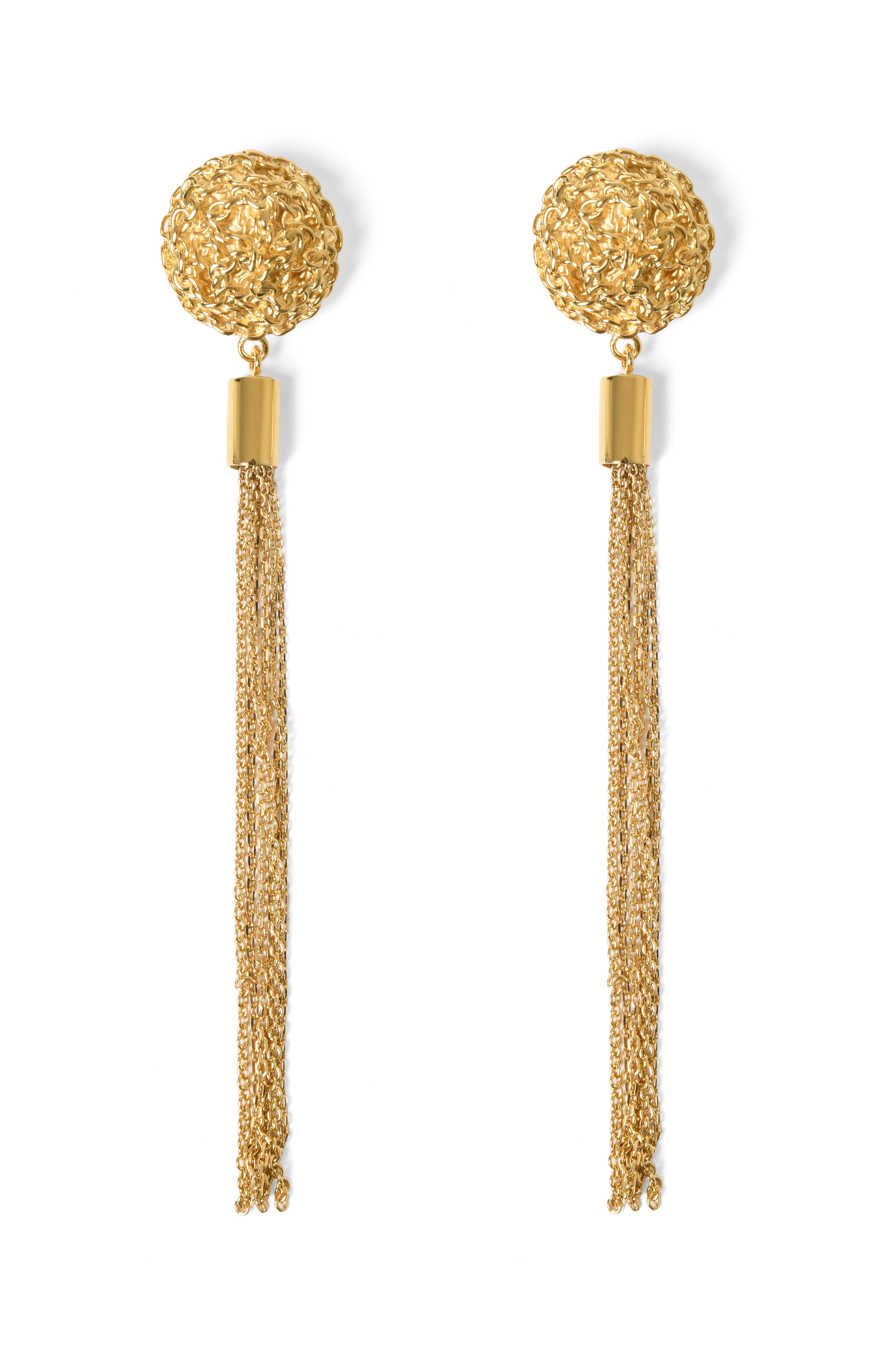 Gold Plated Chain Earrings