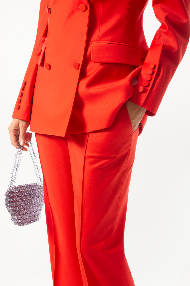 Diagonal Zipper Pants