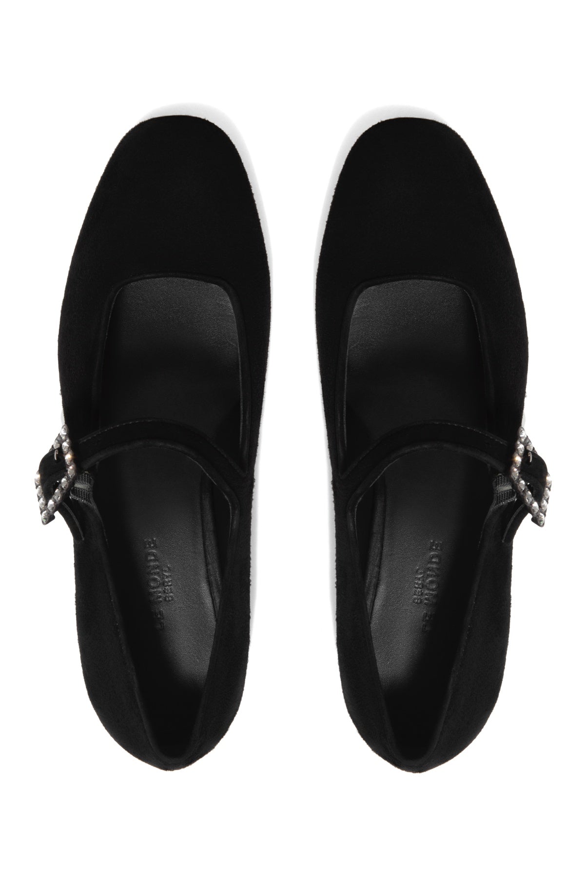 Black Suede Mary Jane
