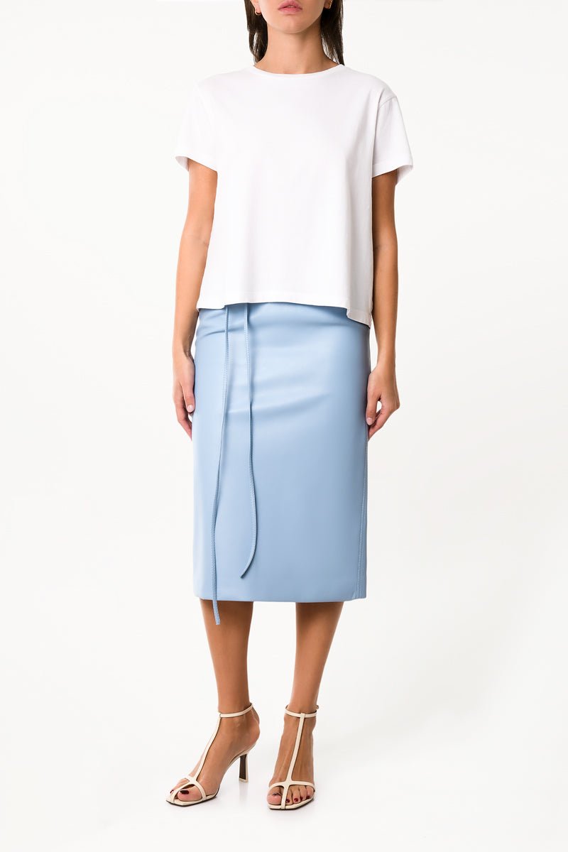 Sky Blue Cut Out Skirt